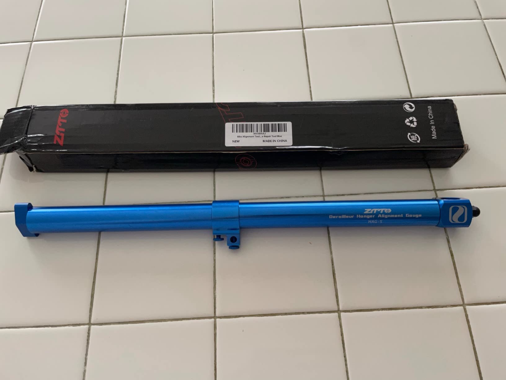 TEQIN Bike Alignment Tool, Bicycle Derailleur Hanger Alignment Gauge, Aluminum Alloy Ranging Tool Bike Repair Tool Blue customer photo 1