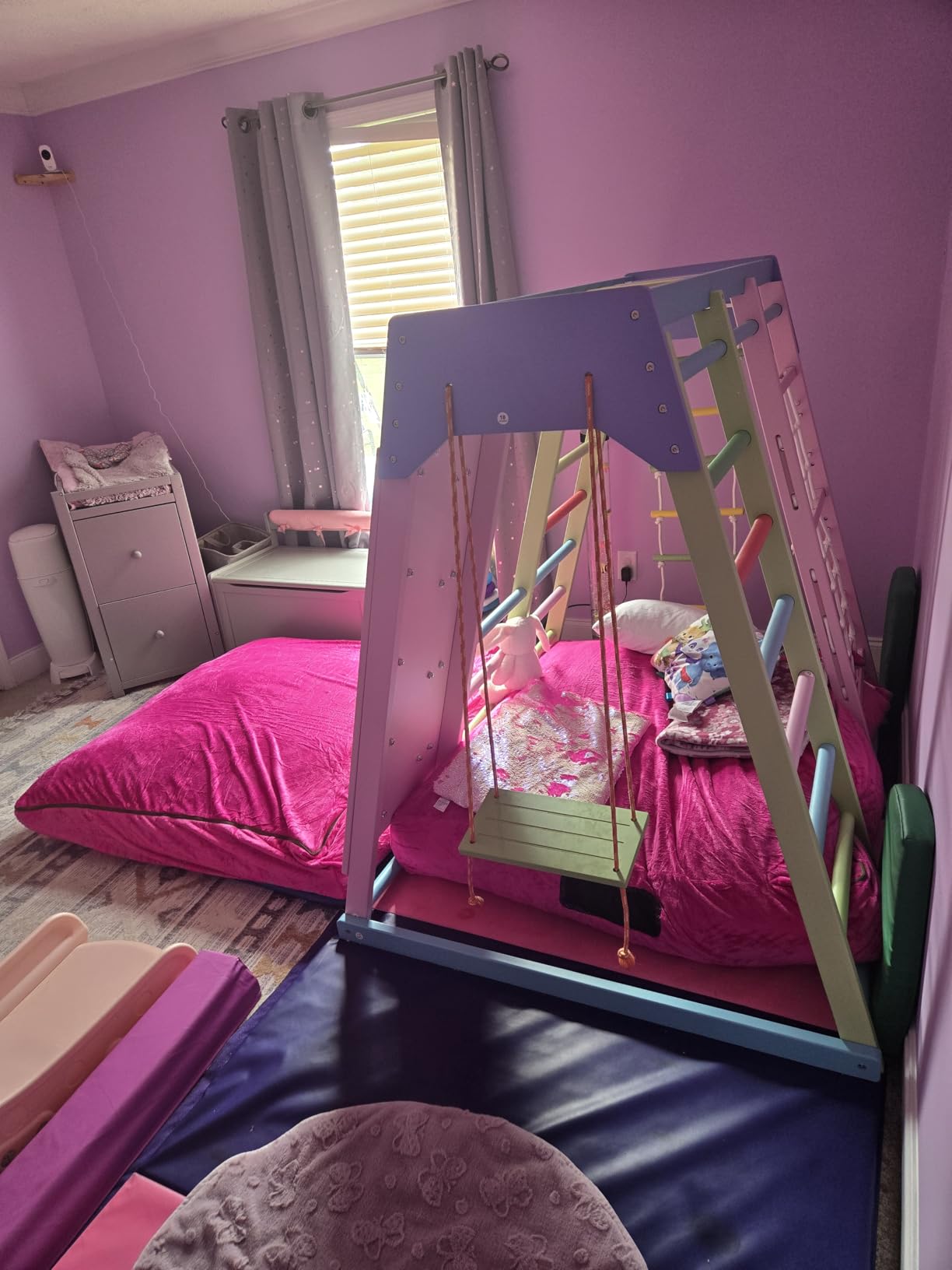 Foamma Crash Pad - (36'' X 48'') (3 Ft X 4 Ft) - Sensory Crash Pad with Foam Blocks for Autistic Kids, Soft Fabric & Washable Cover - Ideal for Kids and Adults to Jump, Play, or Relax customer photo 2