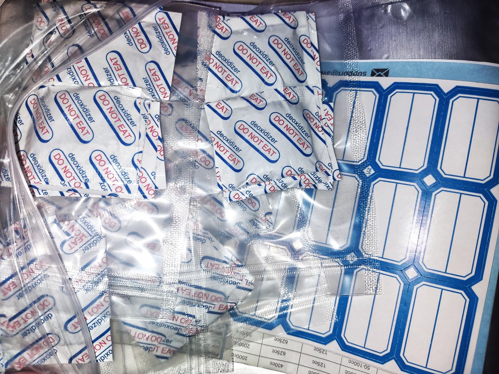 5 Gallon Mylar Bags For Food Storage with Zipper - 20pcs 14Mil Extra Thick For Long Term Storing, Dry Aging & Heat Vacuum Seal, 17x26
