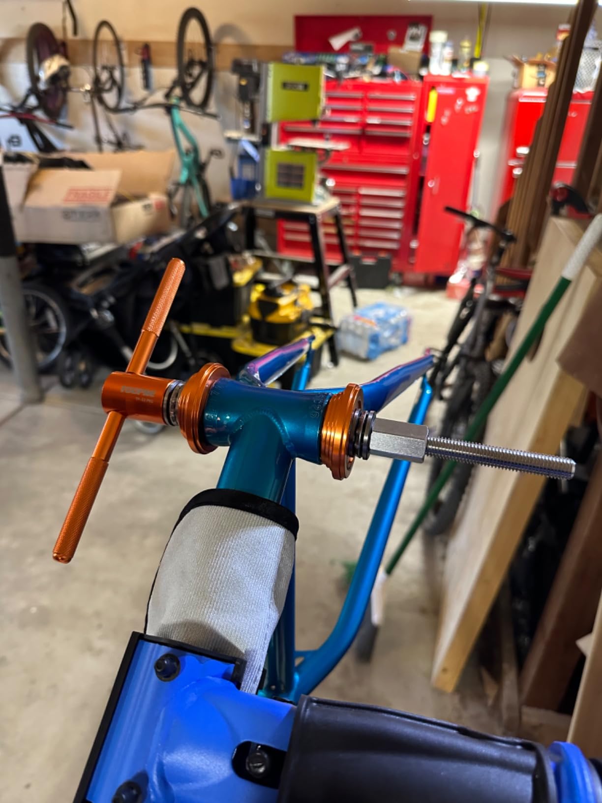 Bike Headset Press Tool - Bicycle Headset Bearing Press-in Tool - Bike Headset Cup and Bottom Bracket Press Installer Accessories customer photo 2
