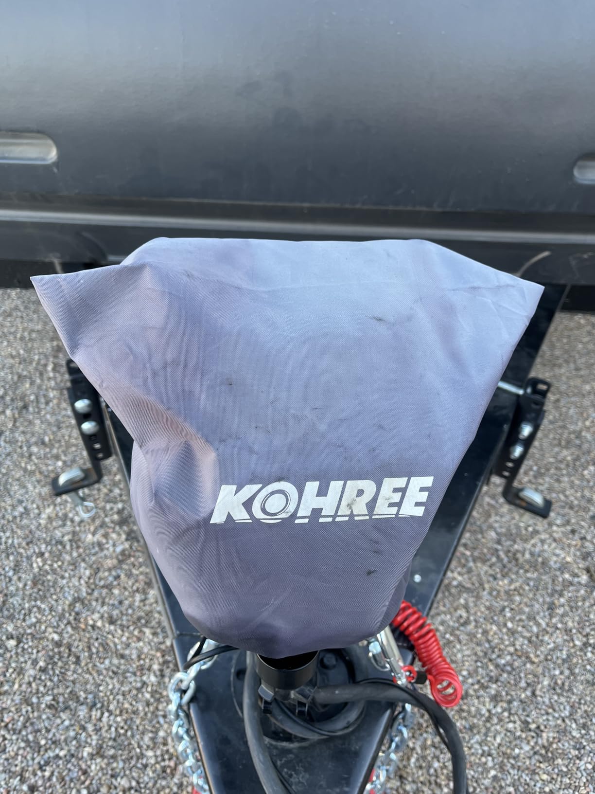 Kohree Electric Trailer Jack 4000lbs, Heavy Duty RV Electric Power Tongue Jack for Travel Trailer A-Frame Camper, with Manual Crank Handle & Weatherproof Cover, 22