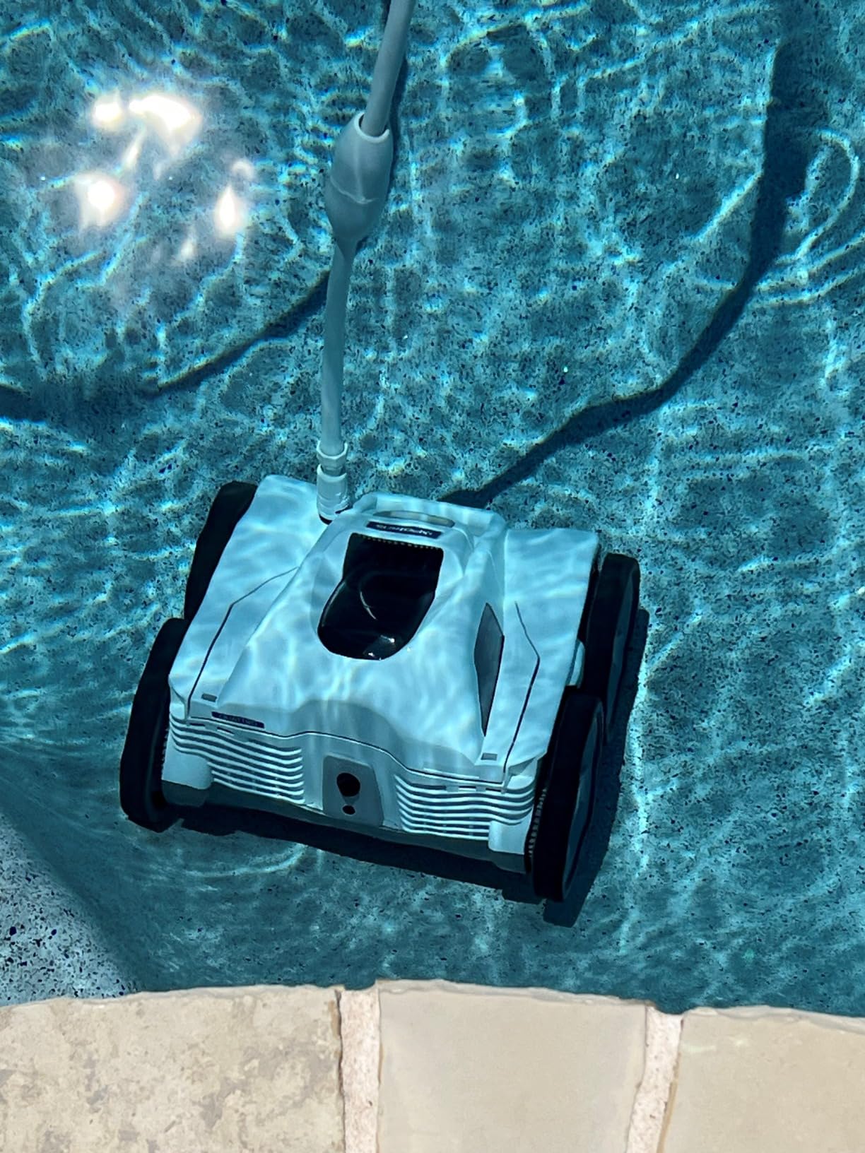Polaris Quattro P40 Pressure Side Pool Cleaner for All In-Ground Pool Surfaces, Large-Capacity Dual Filtration Canister, 31' Hose & Transparent Lid to View Debris customer photo 2