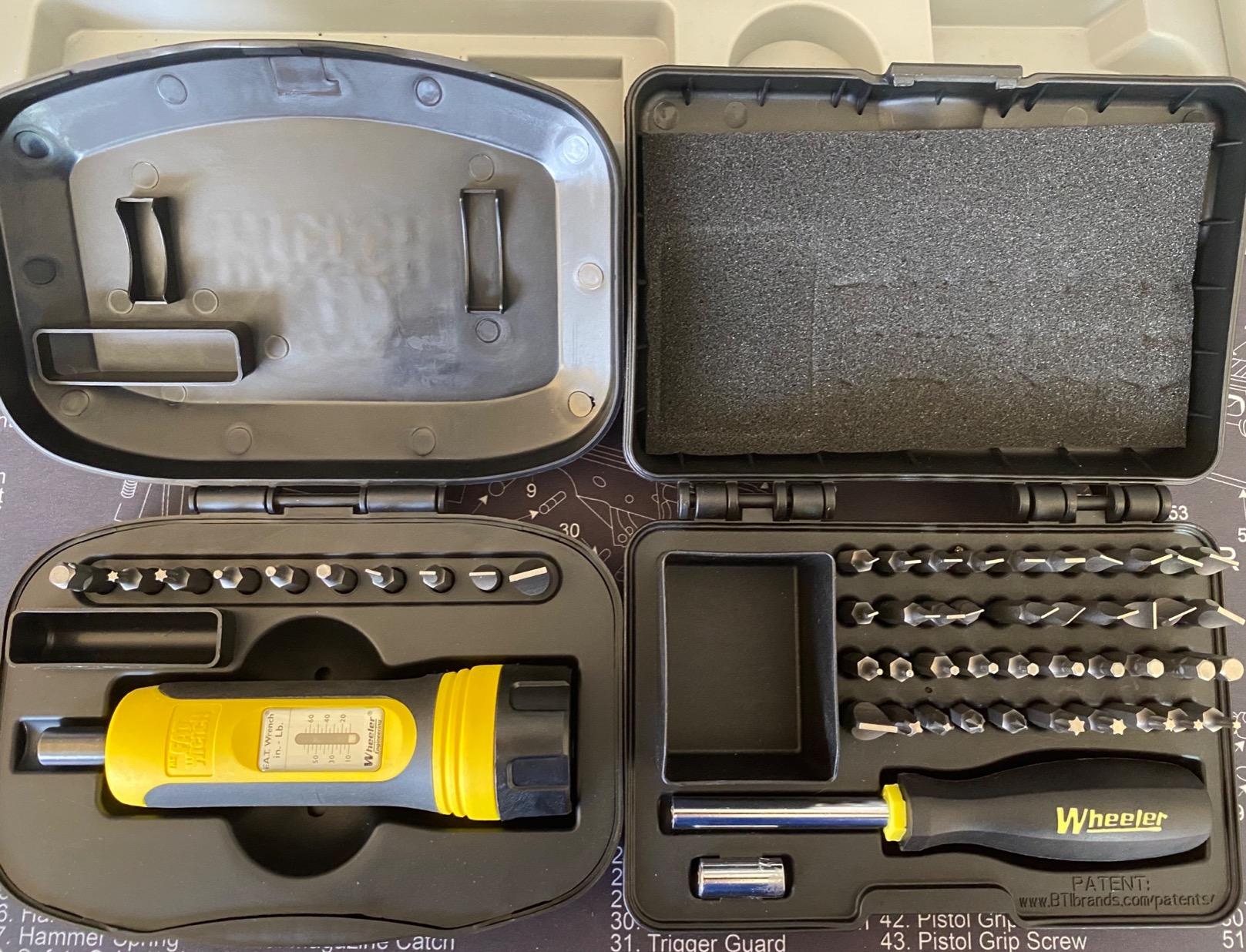 Wheeler 43-Piece Professional Gunsmithing Screwdriver Set with Magnetic Screwdriver Handle and Storage Case for Gunsmithing customer photo 1