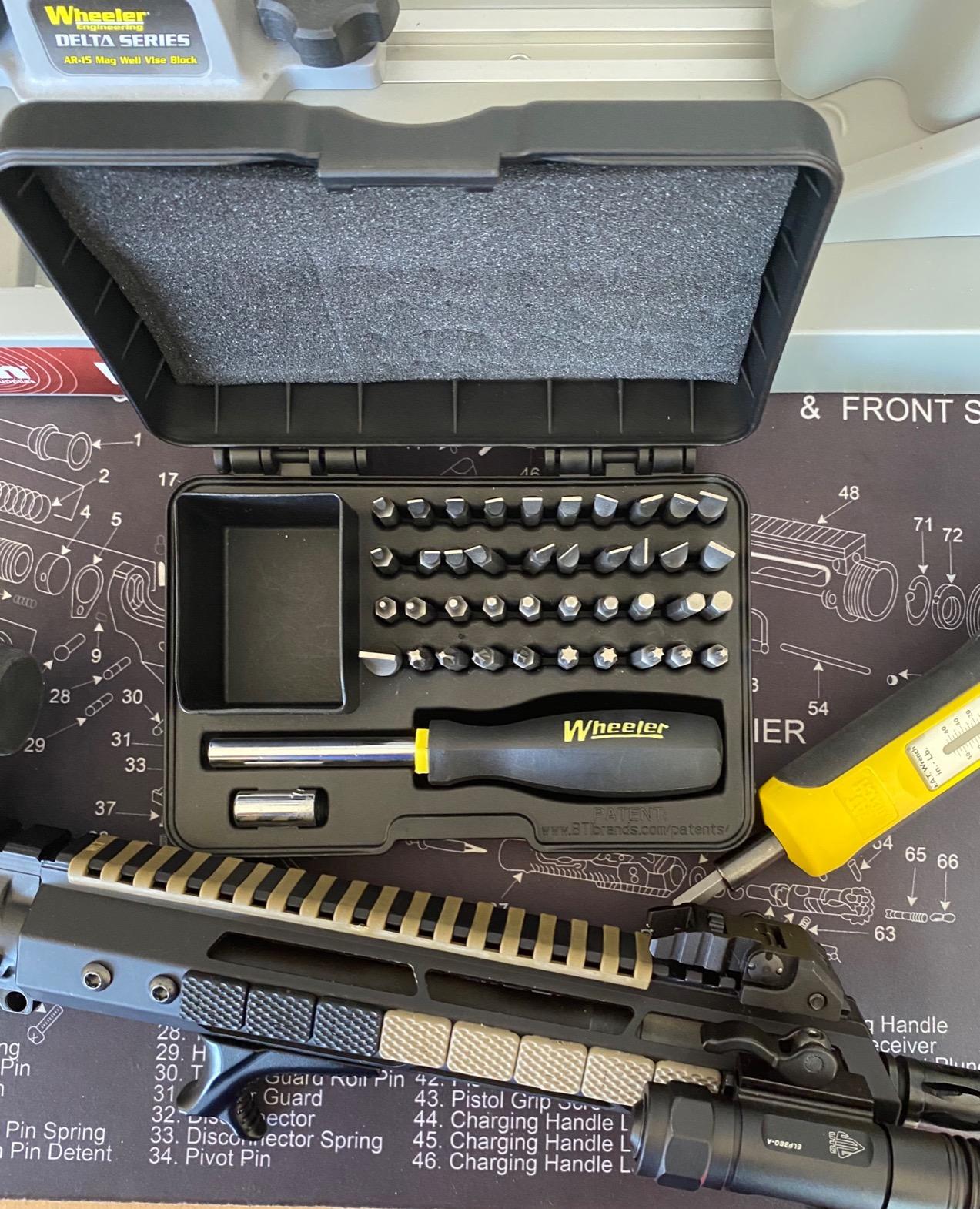 Wheeler 43-Piece Professional Gunsmithing Screwdriver Set with Magnetic Screwdriver Handle and Storage Case for Gunsmithing customer photo 2