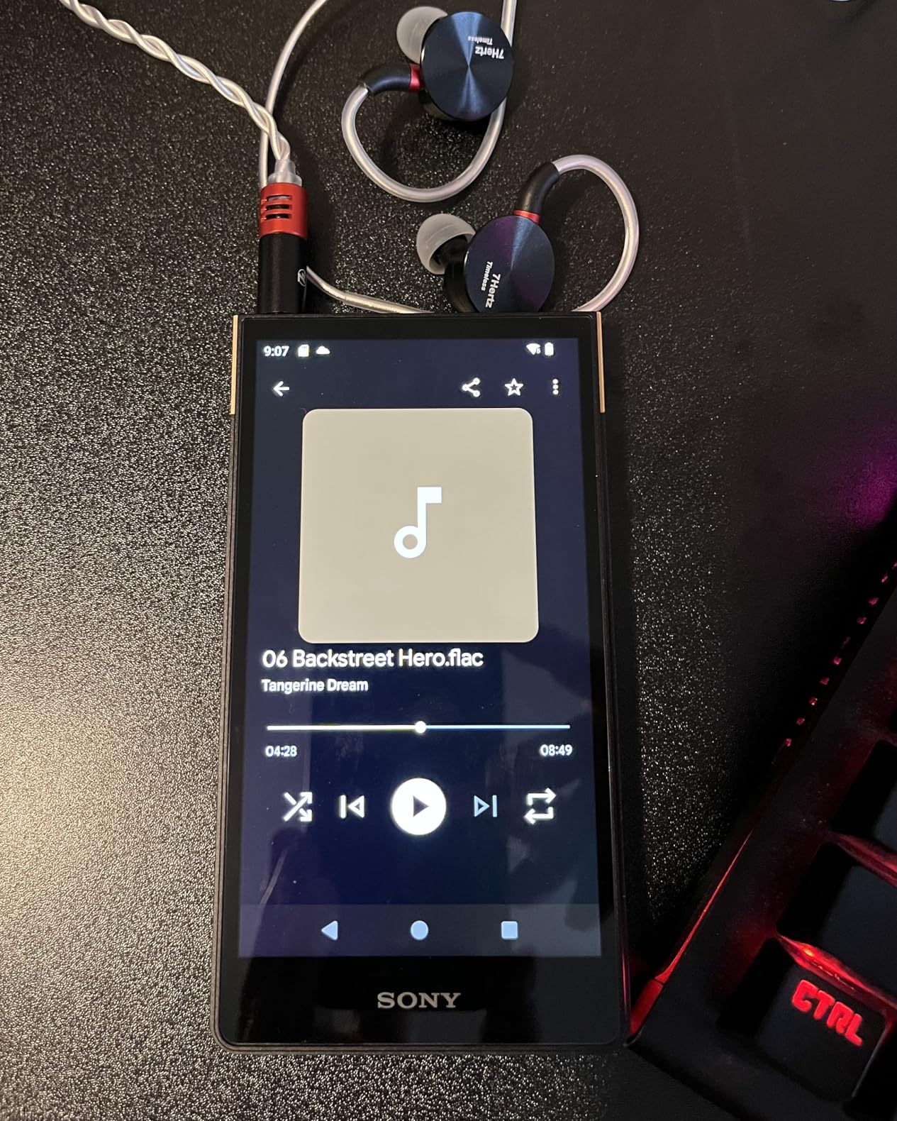 Sony NW-ZX707 Walkman 64GB Hi-Res Portable Digital Music Player with Android, Large 5.0 Touchscreen Display, up to 24 Hour Battery, Wi-Fi & Bluetooth and USB Type-C - Black NW-ZX707/B customer photo 1