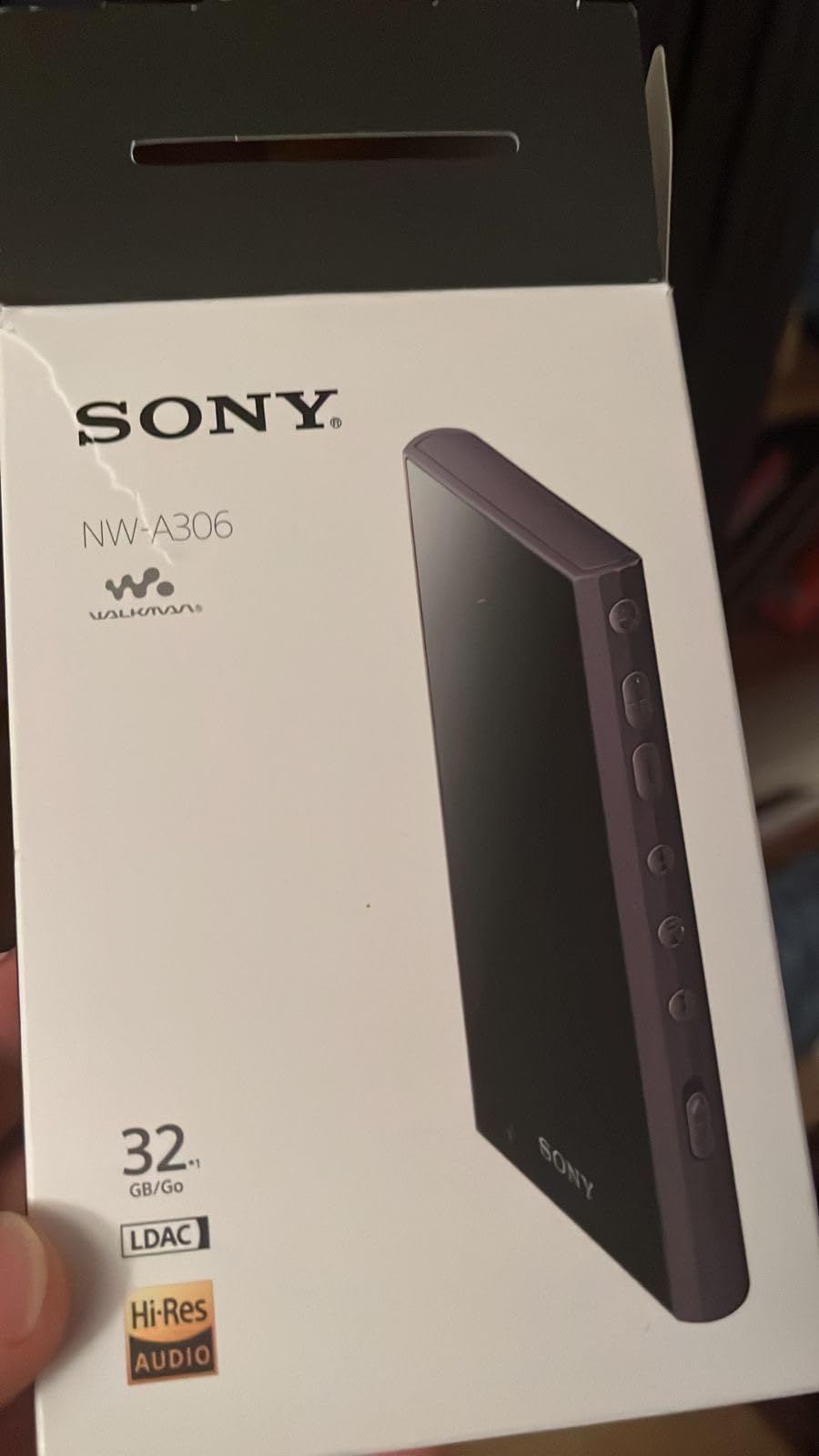 Sony NW-A306 Walkman 32GB Hi-Res Portable Digital Music Player with Android, up to 36 Hour Battery, Wi-Fi & Bluetooth and USB Type-C - Black NW-A306/B, Black customer photo 3