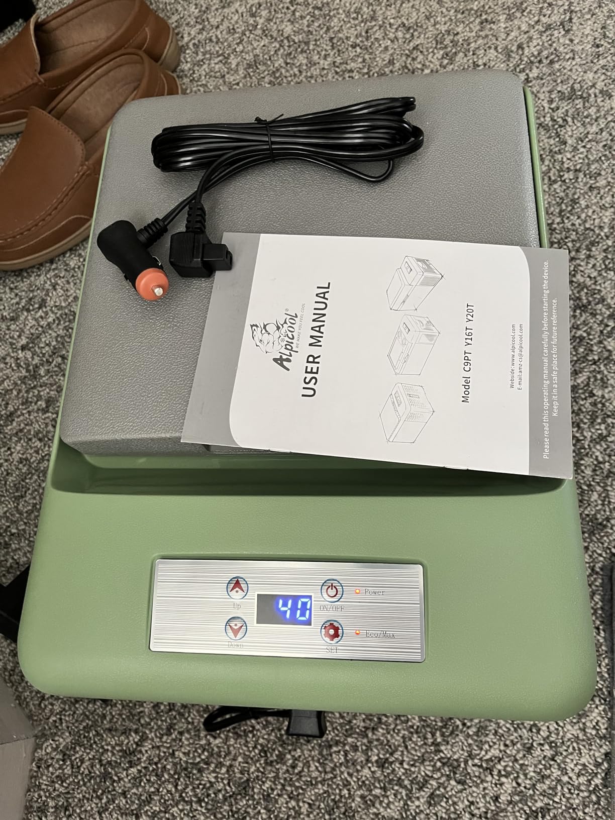 Alpicool Y16T Portable Fridge 12 Volt Car Refrigerator 16 Quart Freezer for Fishing, Camping, RV, Truck, Boat-12/24V DC customer photo 1