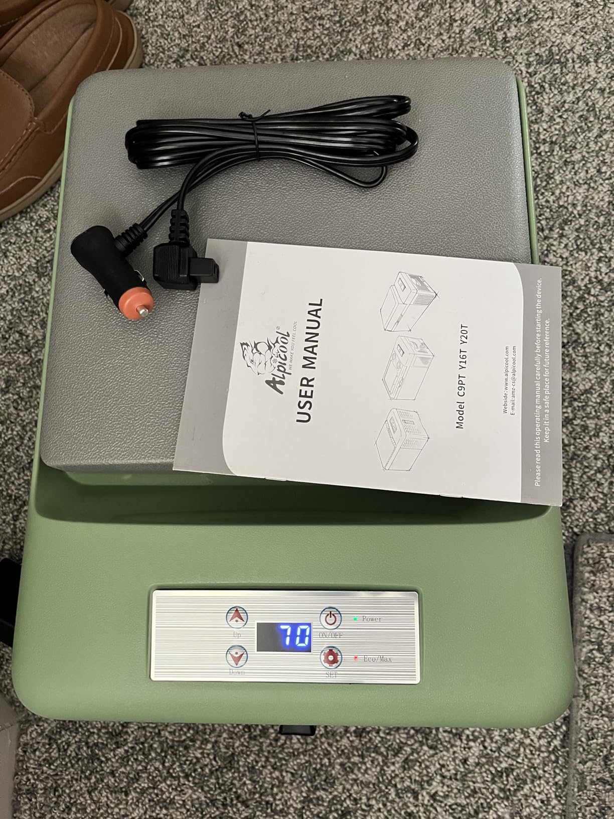Alpicool Y16T Portable Fridge 12 Volt Car Refrigerator 16 Quart Freezer for Fishing, Camping, RV, Truck, Boat-12/24V DC customer photo 2