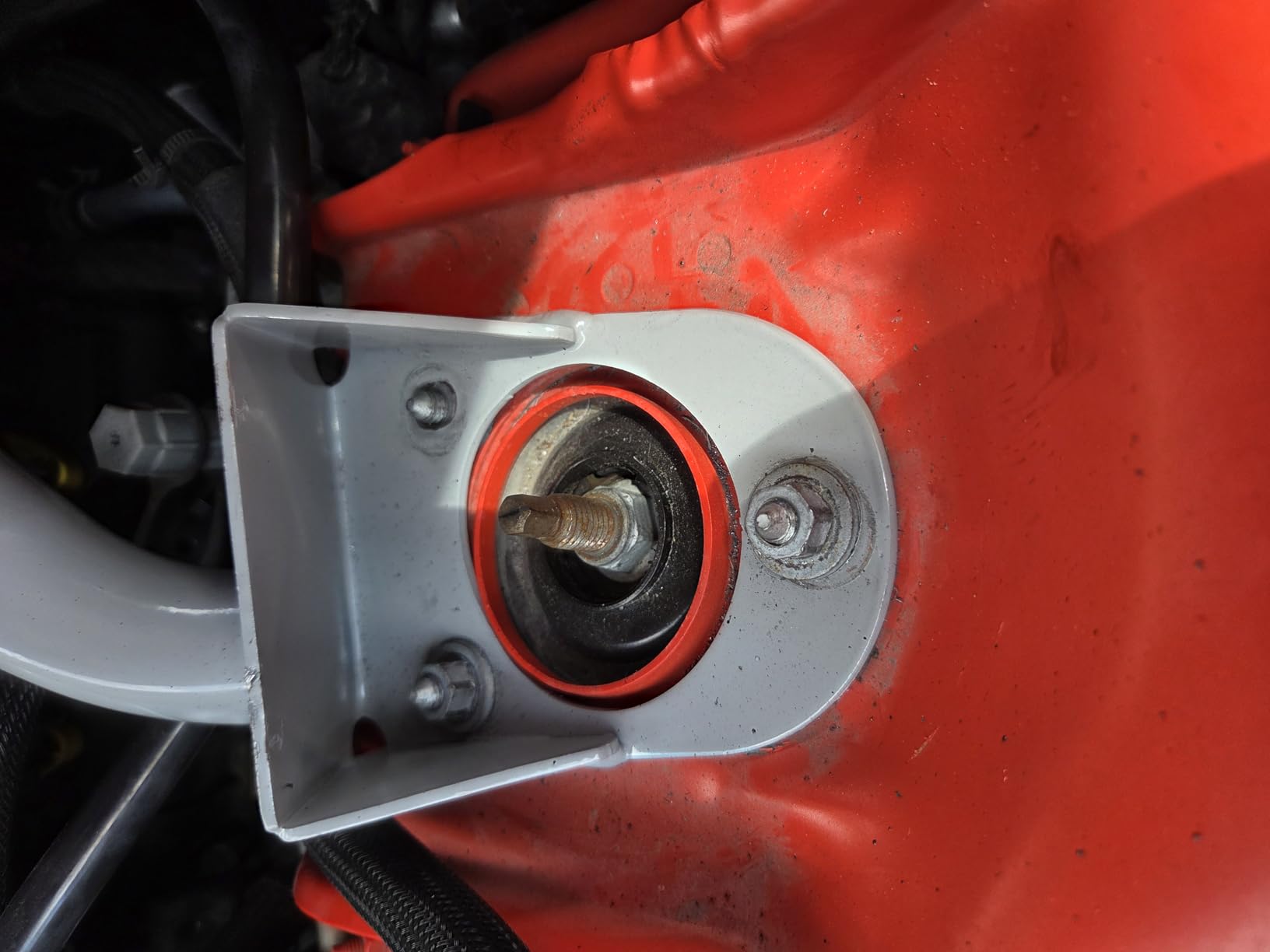 KUAFU Front Strut Tower Brace Compatible with 2006-2023 Dodge Charger / 2008-2023 Dodge Challenger customer photo 2