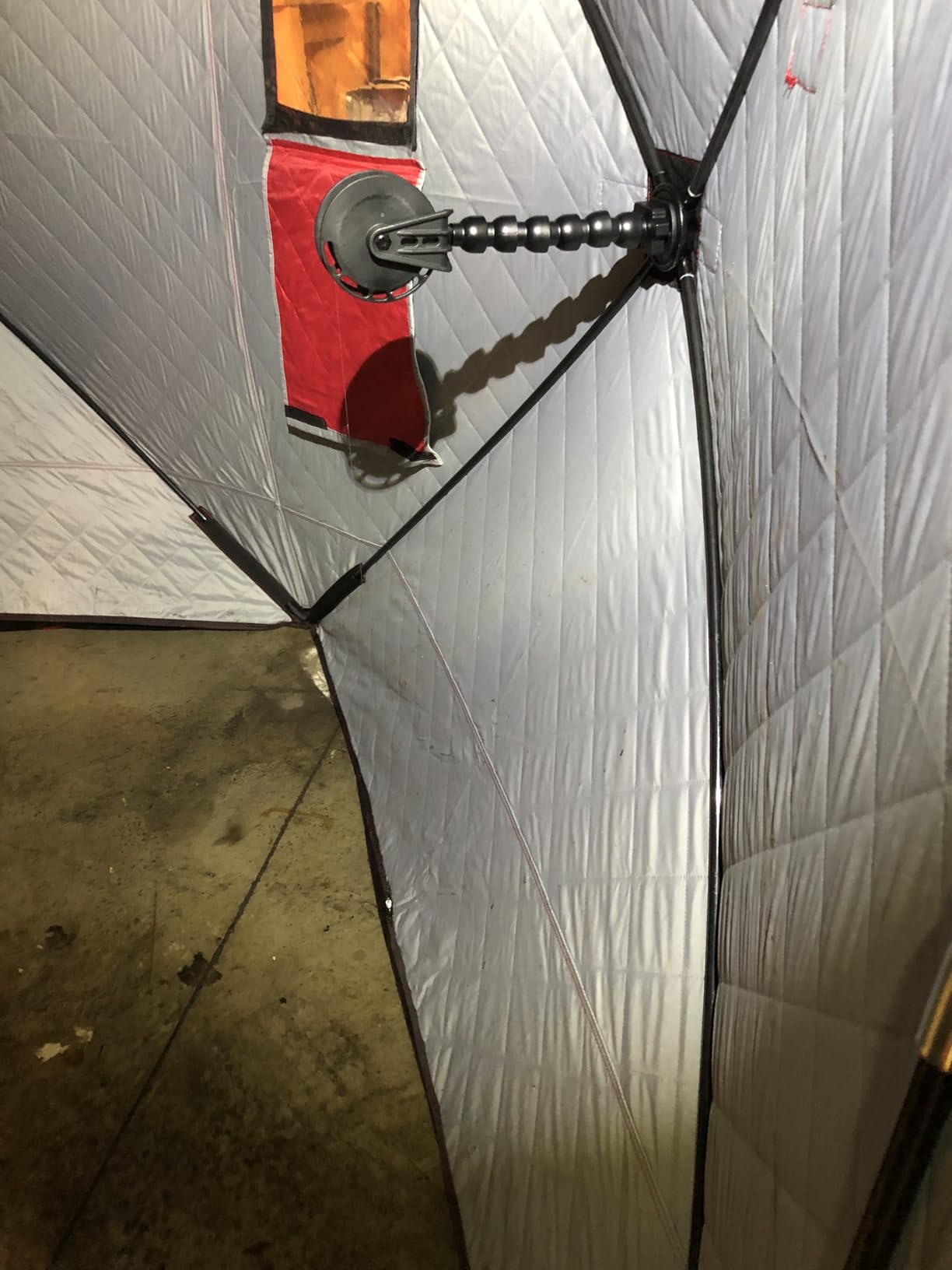 Eskimo 41944 E-Hub Rattle Reel, Ice Shelters, Black customer photo 2