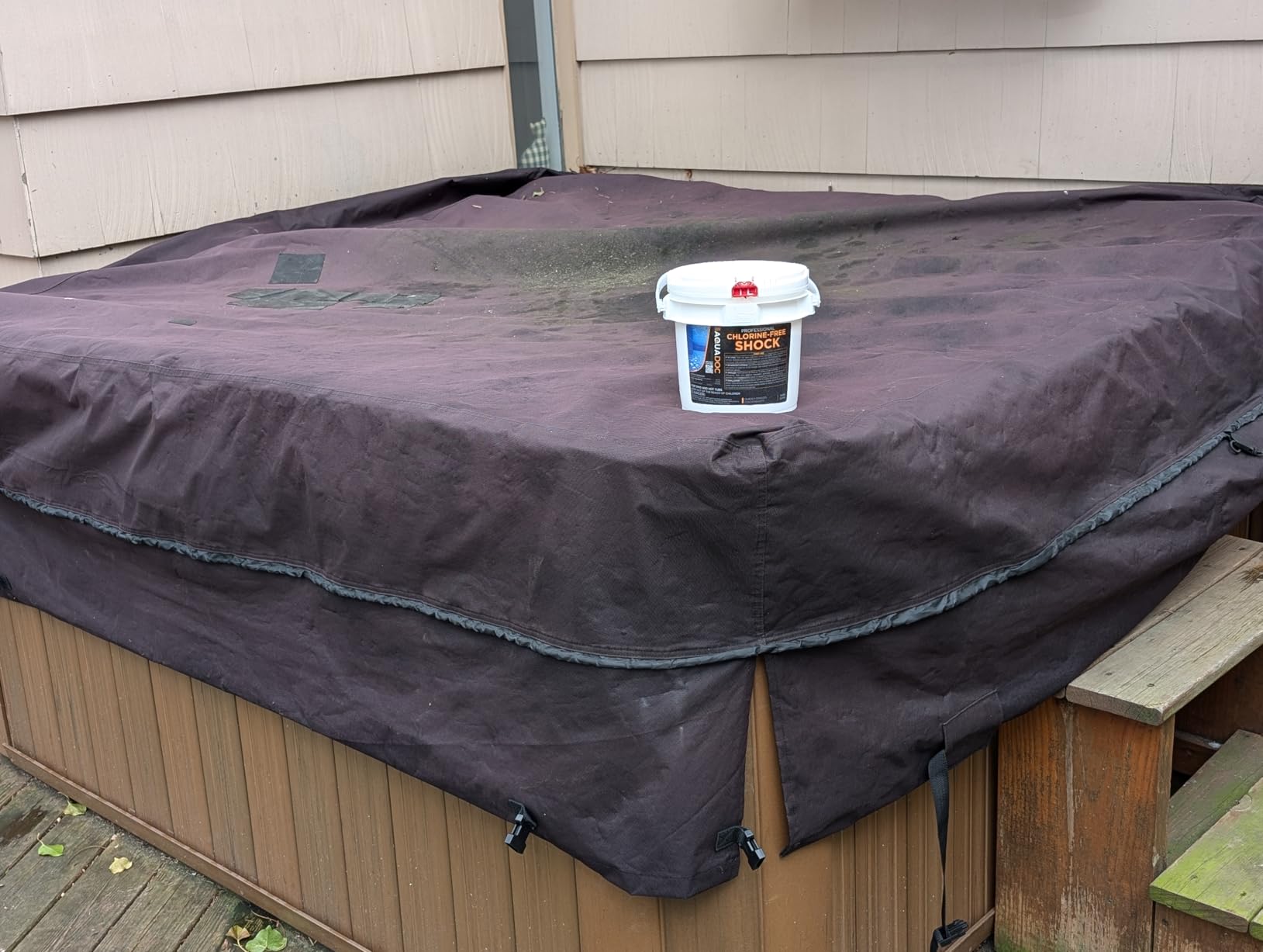 Aquadoc Non-Chlorine Spa Shock for Hot Tub - Chlorine Free Treatment & Enhanced Shock to Assist Bromine - Suitable Oxidizer - 5lbs customer photo 2