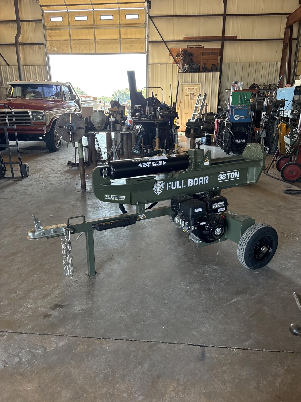 38 Ton Log Splitter - Full Boar Engine 306cc (49 State) customer photo 2