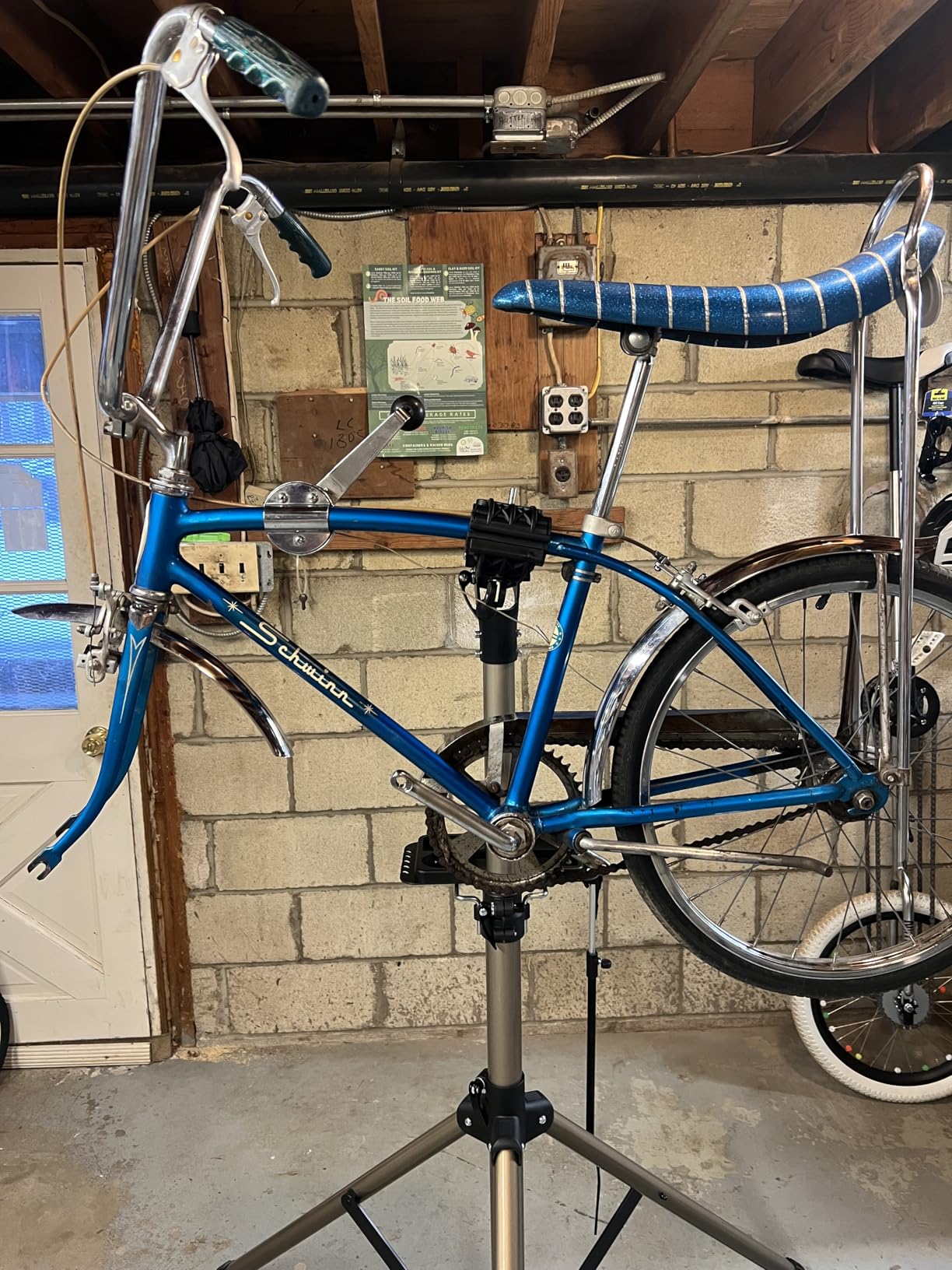 CXWXC Bike Repair Stand 88lbs- E Bike Stand for Maintenance Workstand - Ebike Repair Stand Shop Home Mechanics for Mountain Bike and Road Bike (Max. 88lbs) customer photo 2