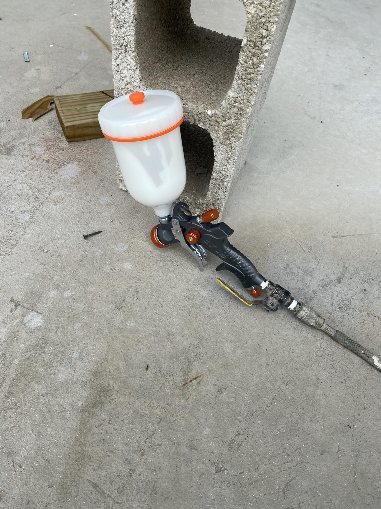 REFINE HVLP Air Gravity Spray Gun Sets, 2-Spray Paint Gun with Air Regulator customer photo 1