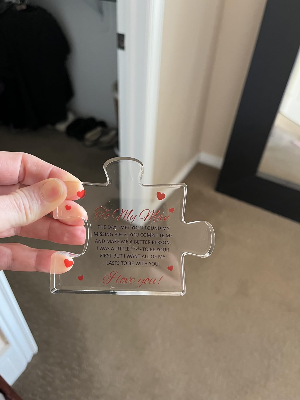 Teacher Appreciation Gifts for Women, Men - Thank You Engraved Acrylic Block Puzzle 4.1 x 3.5 inch - Heartwarming Teacher Gift customer photo 2