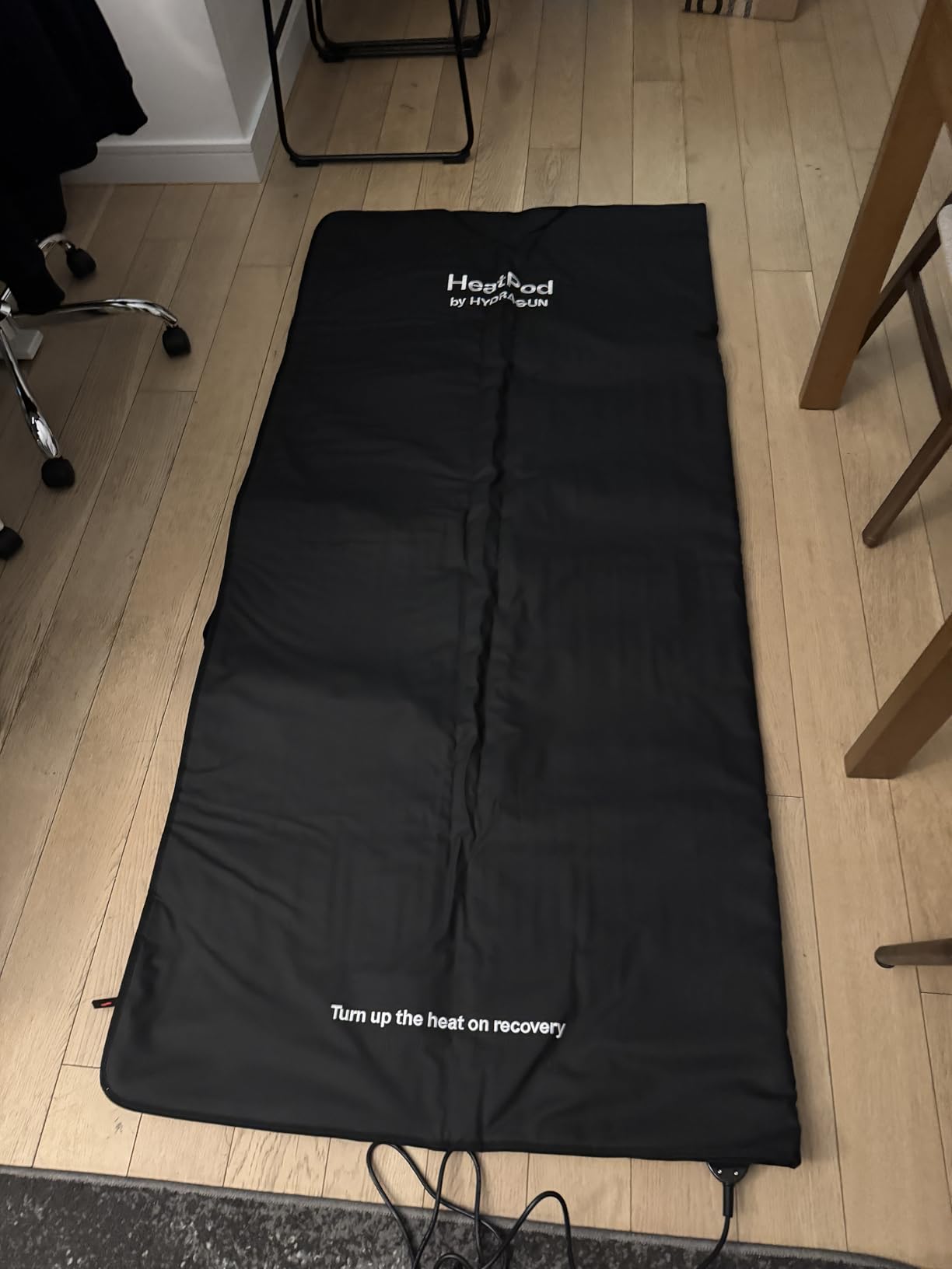 HYDRAGUN HeatPod Infrared Sauna Blanket for Well-Being and Detox - Relax Your Body & Mind - Personal Sauna, Portable Sauna for Home customer photo 1