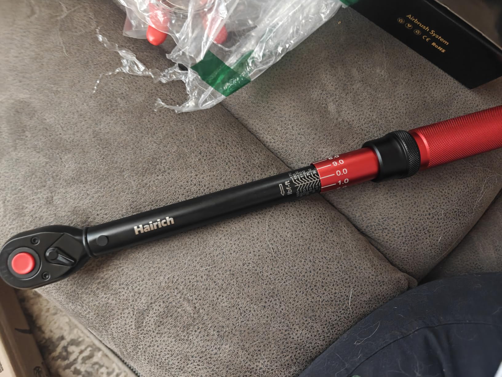 Hairich 1/2 Inch Drive Click Torque Wrench, Dual-direction Torque Wrench 10-170.0ft.lb/13.60-230.5Nm customer photo 2