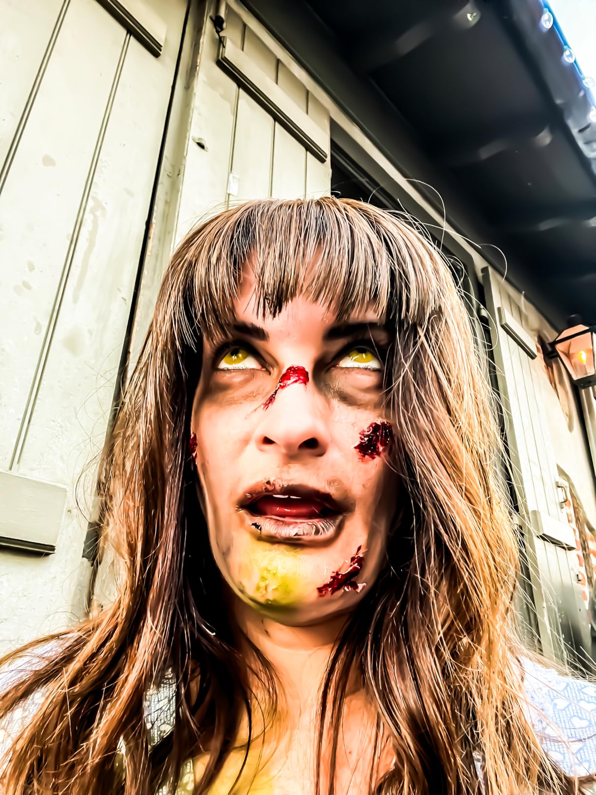 Special Effects SFX Halloween Makeup Kit - Bruise Makeup Face Body Painting Palette, Scar Wax, Liquid Latex, Fake Blood Splatter Spray, Coagulated Blood Gel, Stipple Sponges customer photo 1