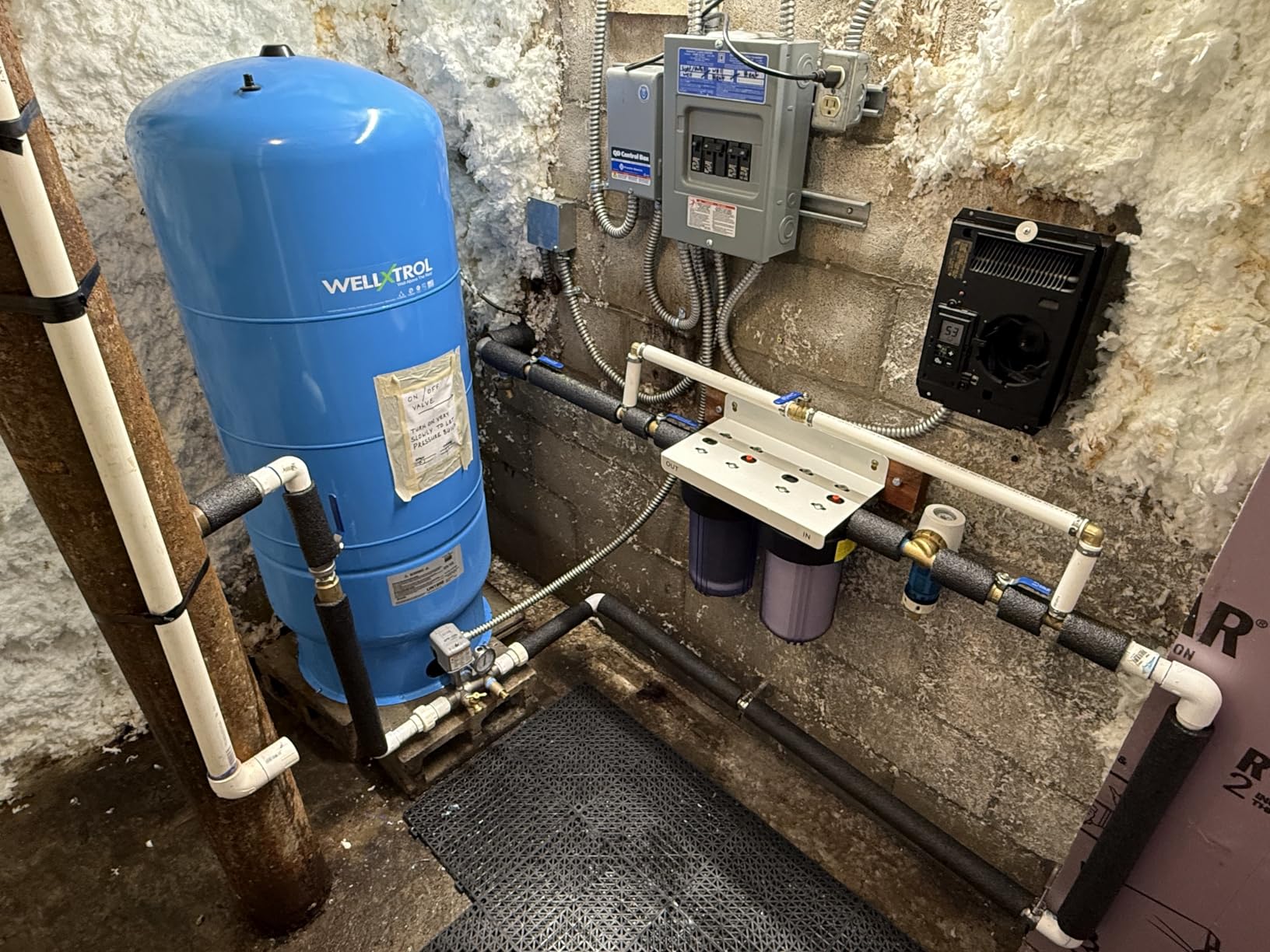 SimPure Whole House Water Filter System, 3 Stages Clear Home Water Pre-Filtration with Carbon Sediment and KDF Filters, Reduce Iron, Chlorine, Manganese (DB20P-3KDF) customer photo 1