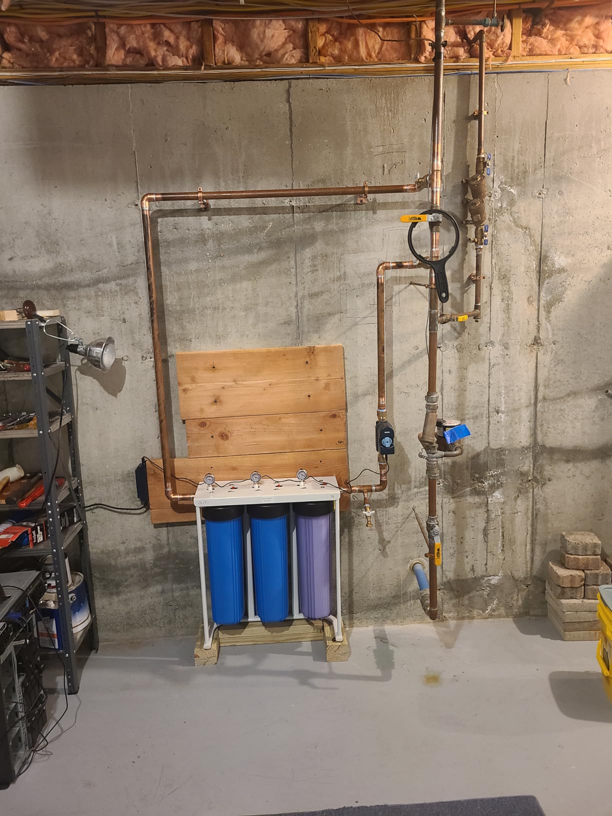 SimPure Whole House Water Filter System, 3 Stages Clear Home Water Pre-Filtration with Carbon Sediment and KDF Filters, Reduce Iron, Chlorine, Manganese (DB20P-3KDF) customer photo 2