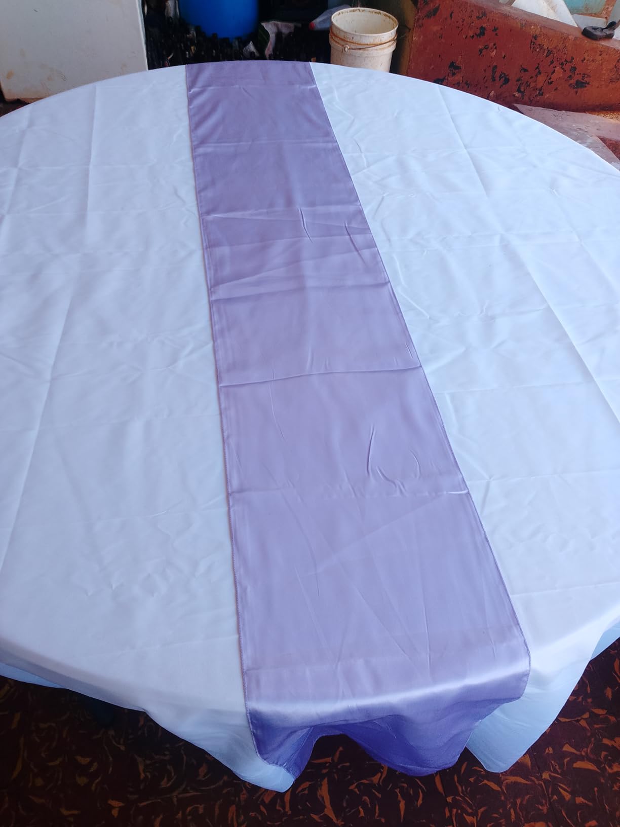 FINDYOU 10 Pack White Table Cloth Rectangle Table 60 x 102 Inch Tablecloths for 6 Foot Rectangle Tables. Stain and Winkle Resistant Polyester Washable White TableCloths for Parties Wedding Dining customer photo 1