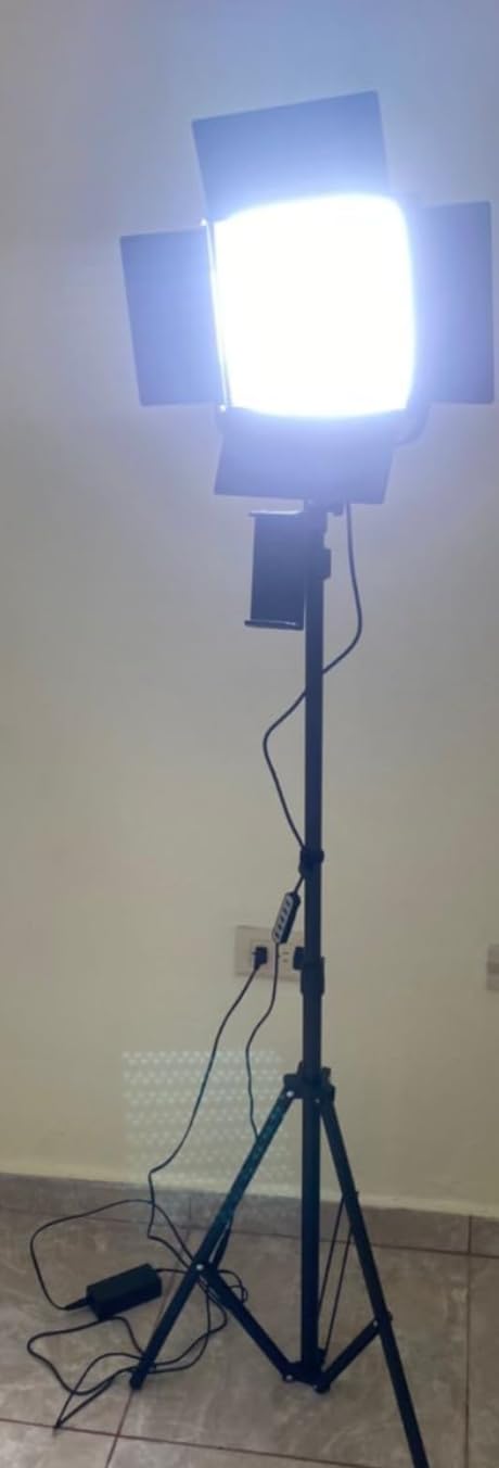 2-Pack RGB Photography Lighting Kit, 50W Bi-Color Professional LED Studio Lights, 2300k~8500k Dimmable Photo Lights for Photography Filming Camera Video Recording Stage Shooting Streaming TikTok customer photo 1
