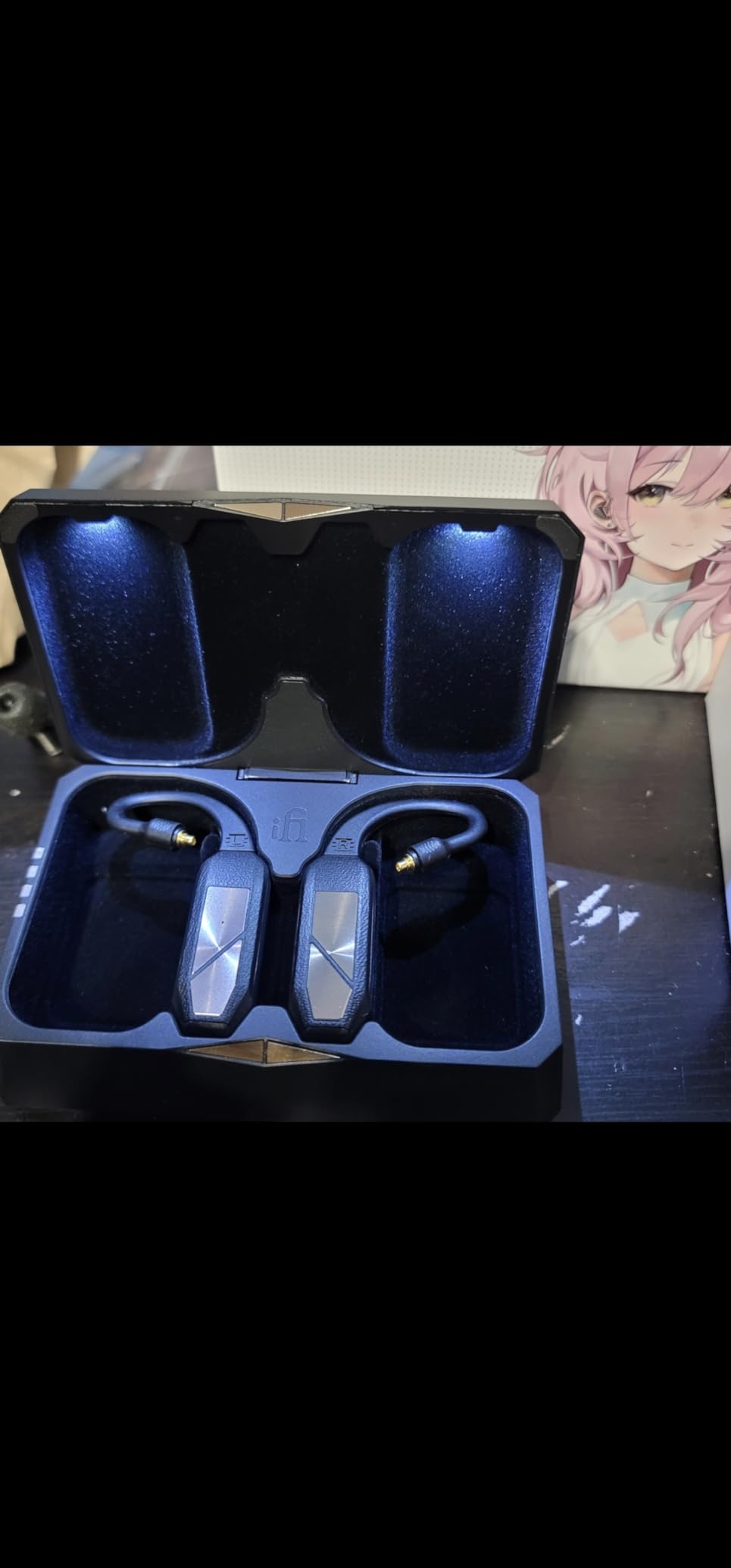 iFi GO Pod - HD Bluetooth DAC & Headphone Amp for IEMs - Hi-Res 96kHz/24bit LDAC - Unrivalled TWS Sound - Interchangeable IEM Connectors - Case with 35H Playtime - Qi Wireless & USB-C Fast Charging customer photo 1
