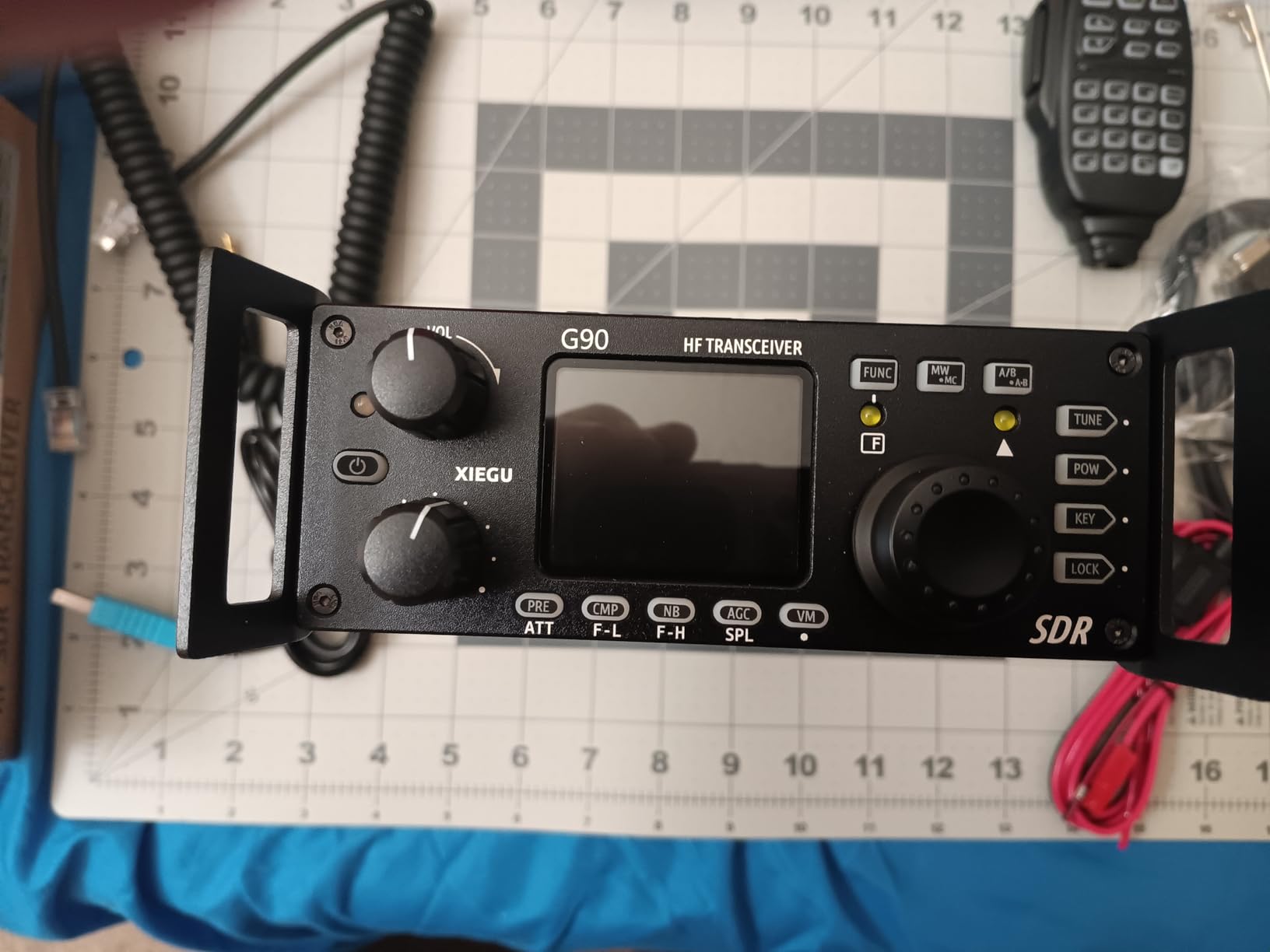 Xiegu G90 HF Radio SDR 20W SSB/CW/AM Built-in Auto Antenna Tuner New Version customer photo 2