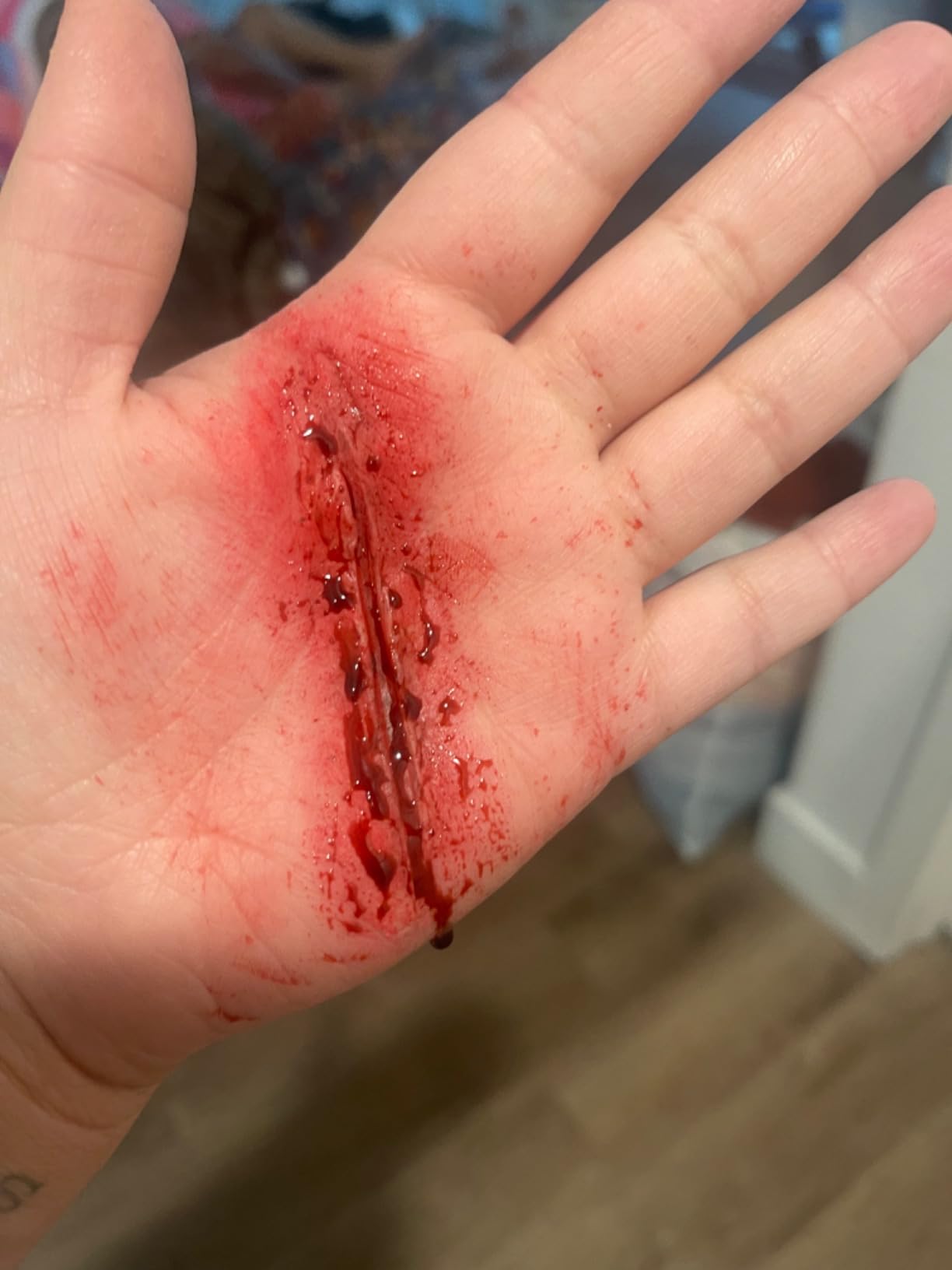 Bowitzki Halloween Makeup Special Effects Oil Face Body Paint Fake Blood Scar Wax Charred Ash Powder with Sponges Brush SFX Cosplay customer photo 1