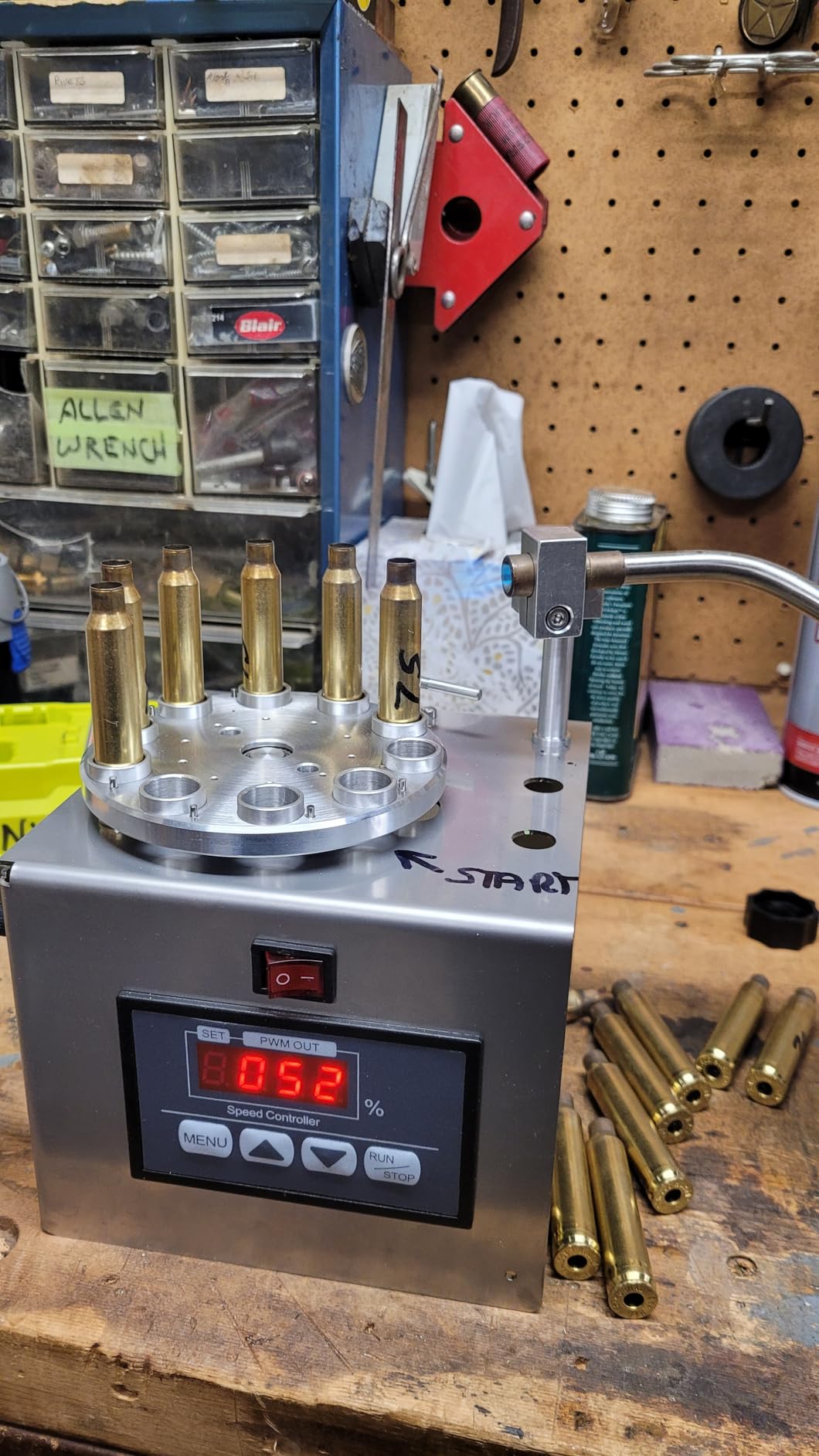AGS Brass Case Annealer V3 - Restore Consistency to Your Brass | Double Torch Holder for Even Heating | Easy-to-Use Flame Annealing Machine with Adjustable Timer & Smooth Rotation customer photo 1