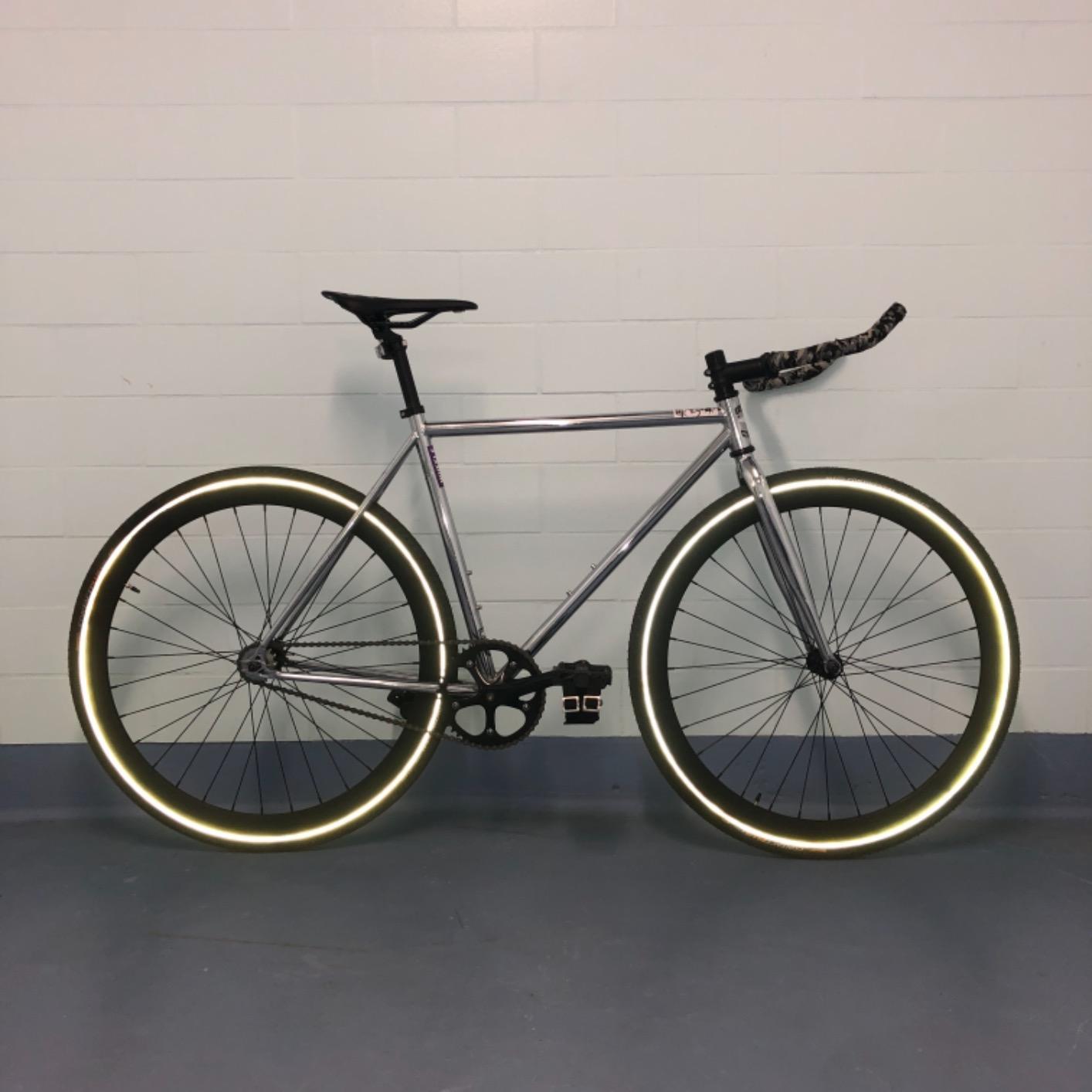 Golden Cycles Fixed Gear Single Speed Bike - Perfect Urban Commuter Bicycle with Front and Rear Brakes customer photo 1