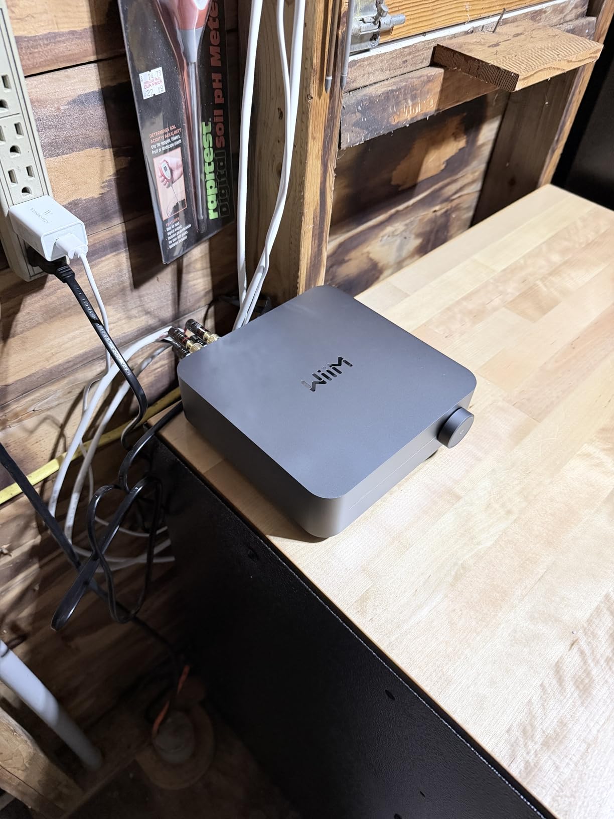 WiiM Amp: Multiroom Streaming Amplifier | Compatible with AirPlay, Google Cast, Alexa | HDMI, Voice Control | Stream from Spotify, Amazon Music, Tidal & More | Space Gray customer photo 1