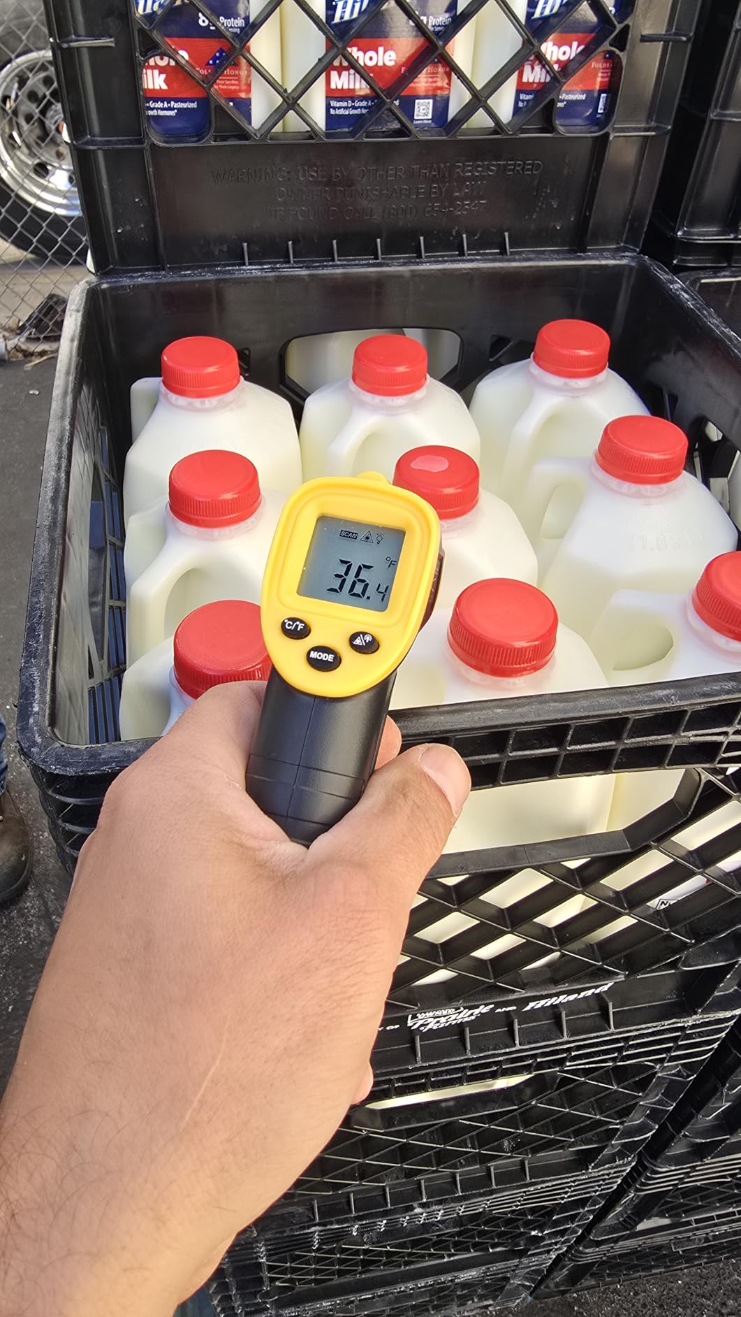 Sanliang Infrared Thermometer Laser Temperature Gun -58℉ to 1112℉ with Adjustable Emissivity & Max and Min Measure Laser Digital IR Thermometer Gun Temp IR Surface Tool Heat Temp Gun for Cooking customer photo 1