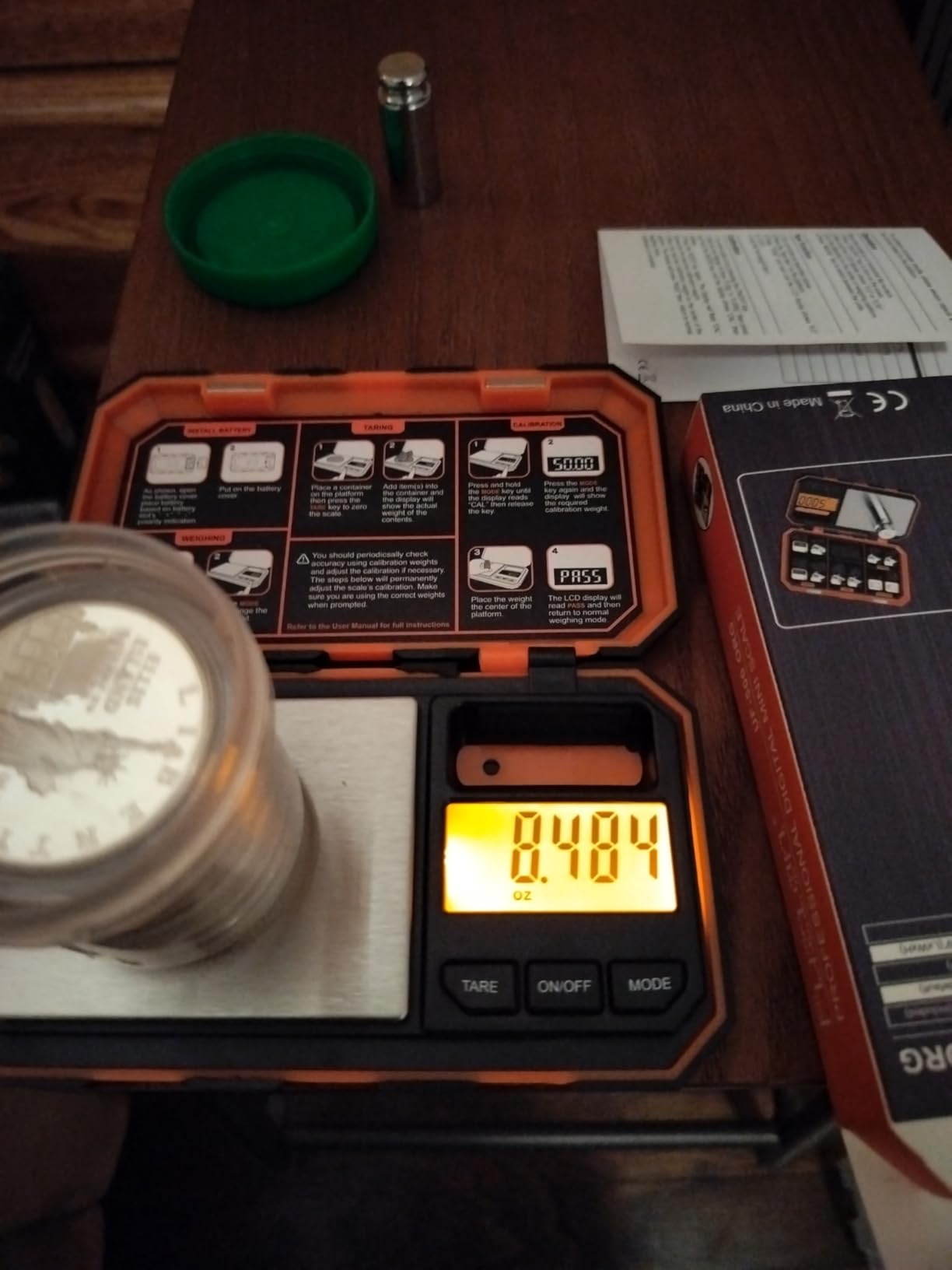 Fuzion Digital Pocket Scale, 500g x 0.01g, Mini Scale 6 Units for Coin, Jewelry customer photo 1