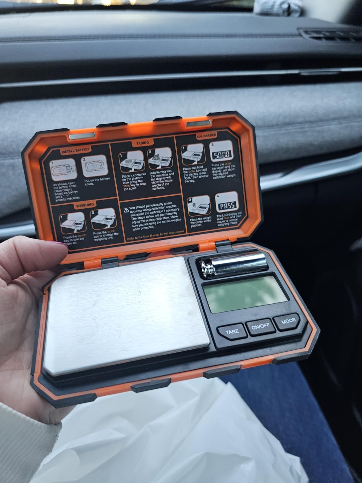 Fuzion Digital Pocket Scale, 500g x 0.01g, Mini Scale 6 Units for Coin, Jewelry customer photo 2