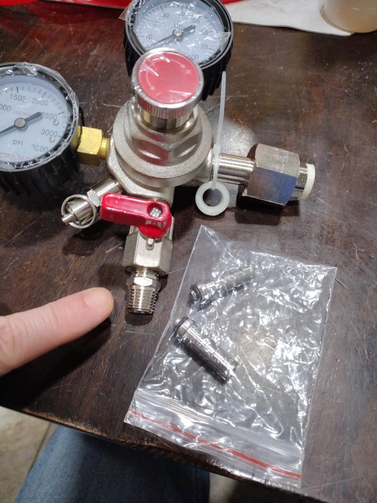 SPARC Premium Gen2 Dual CO2 Regulator for Kegerator - Double Tap C02 Regulator for Kegs - Draft Beer, Soda, Kombucha - CGA320-2YR USA Warranty customer photo 2