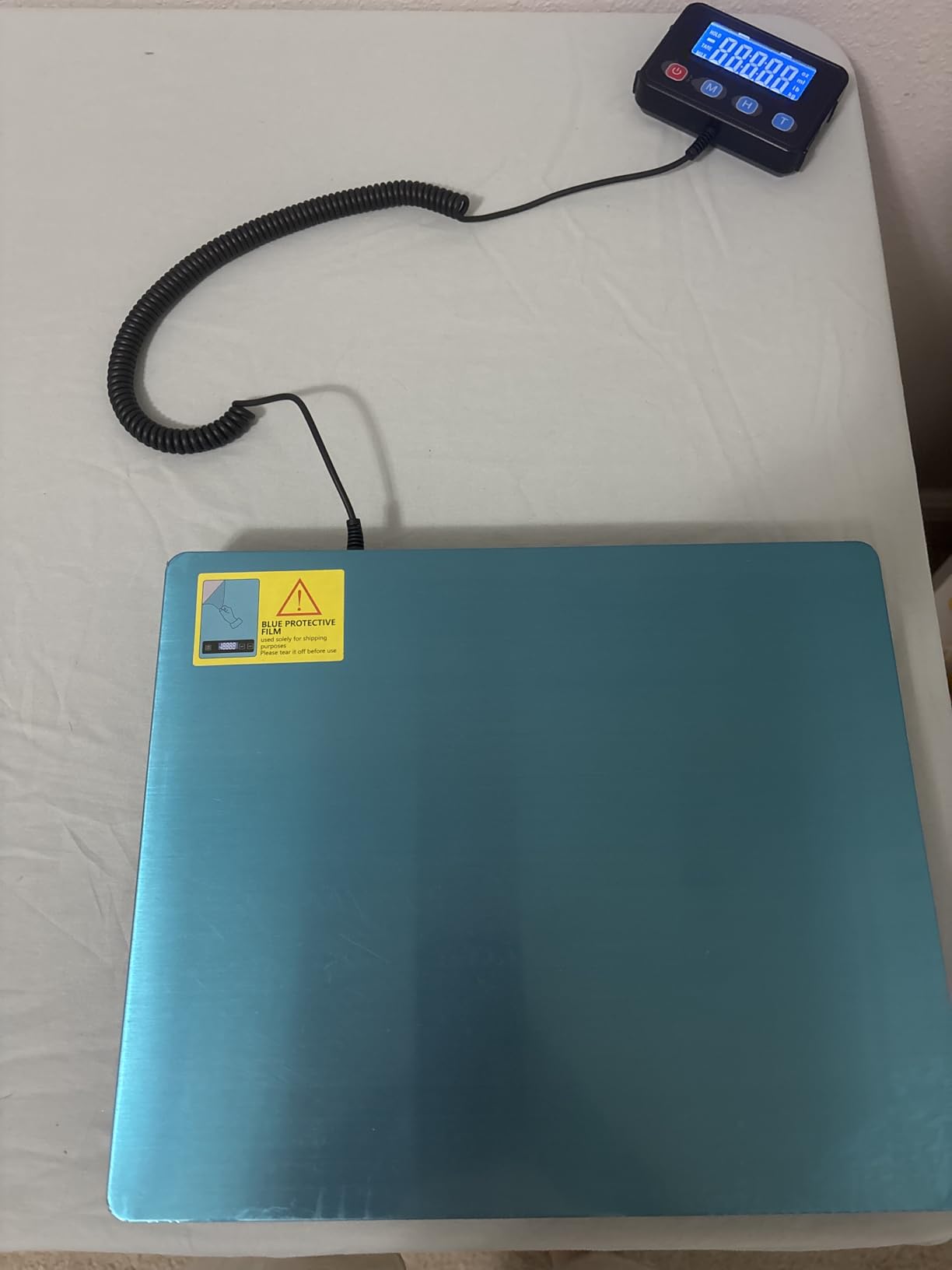 TIPRE Digital Shipping Postal Scale 0.5 oz High Accuracy! 440lb Commercial Weight Scale for Package, Small Business, Mail, Warehouse, Home, Dual Powering Source & Cable Provided customer photo 2