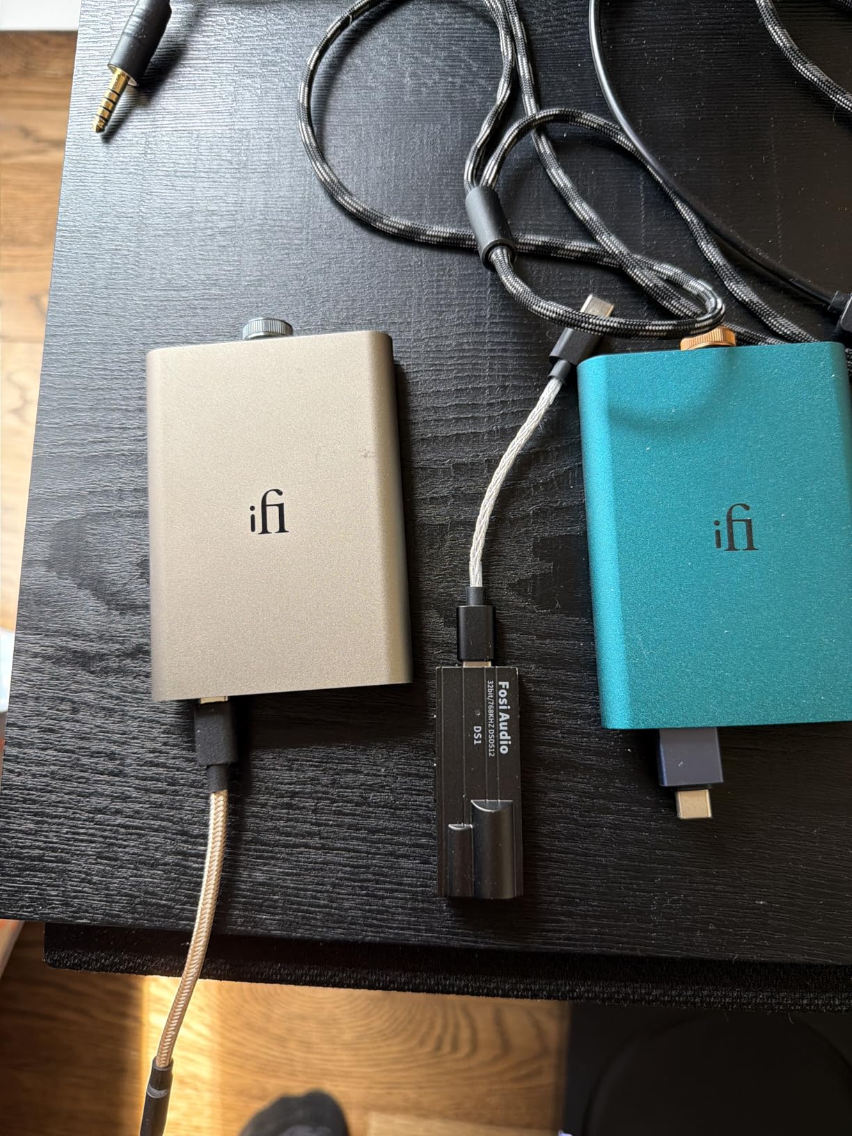 iFi hip-dac 3 - Portable Hi-Res DAC/Headphone Amp - True Balanced Circuit, 400mW Output, Dual USB-C, PCM 384kHz/DSD256/MQA Decoding, XBass Analog Enhancement, PowerMatch, iEMatch & up to 12hrs Playtime customer photo 2