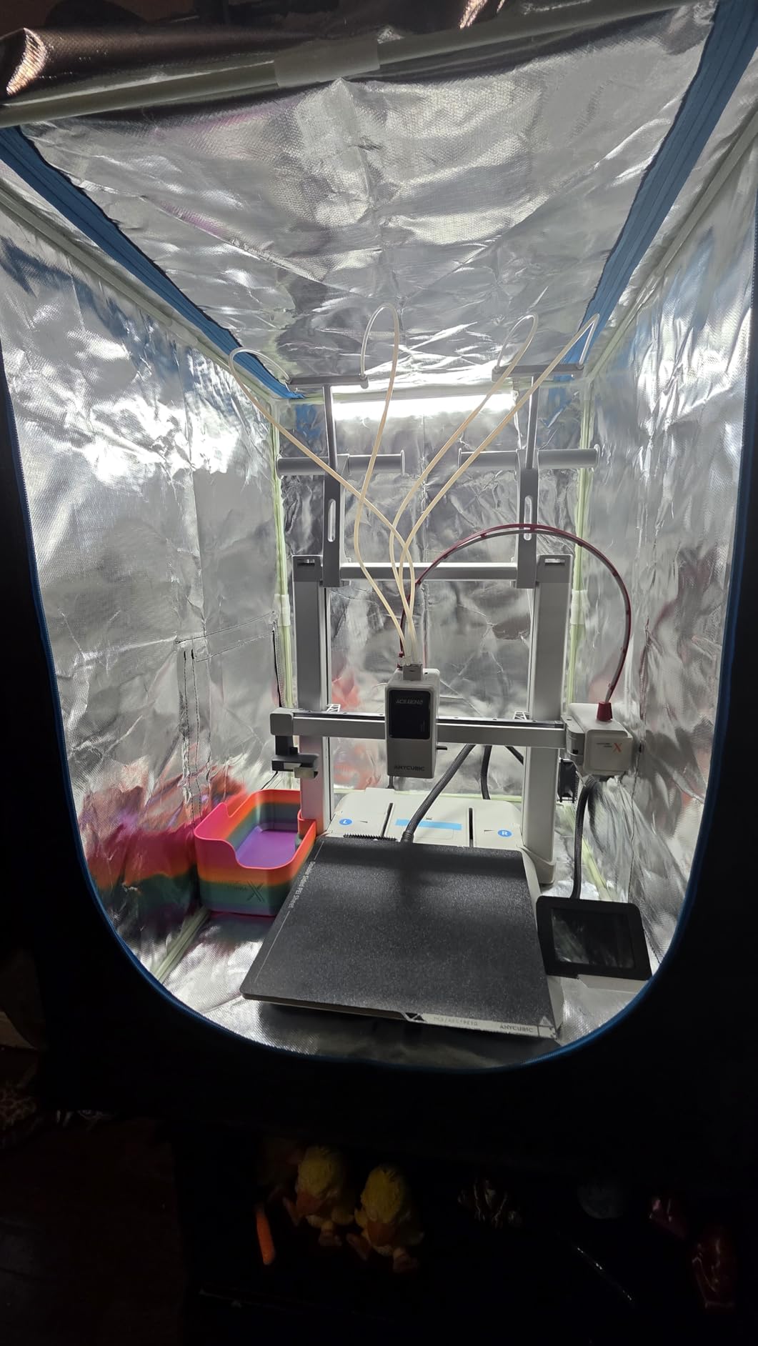 3D Printer Enclosure with Ventilation Kit, LED Light, Thermo-Hygrometer, Premium Fireproof Dustproof Tent Constant Temperature Protective Cover for Creality Ender 3 V3 SE/KE/Ender 3/3 Pro/3V2/3S1/Neo customer photo 2