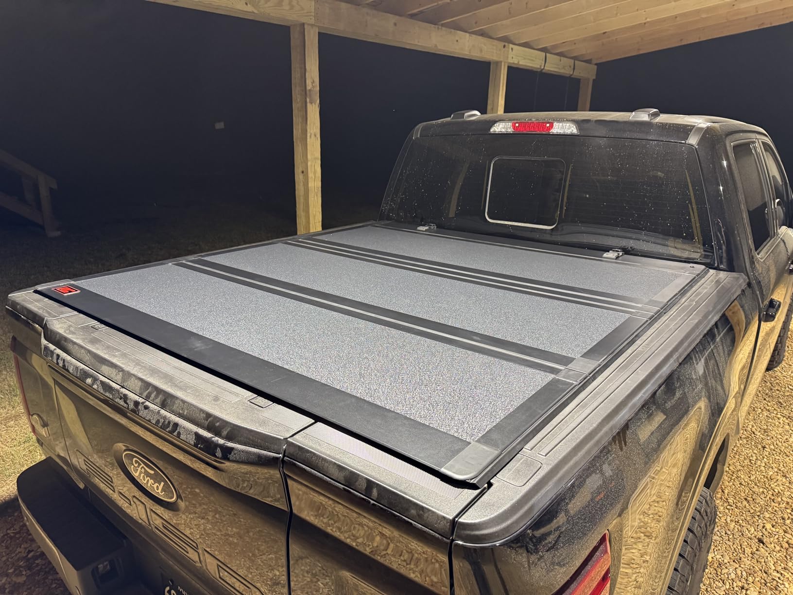 Rough Country Hard Tri-Fold Truck Bed Tonneau Cover for Ford F-150 (2021-26), Lightning (2022-26) customer photo 1