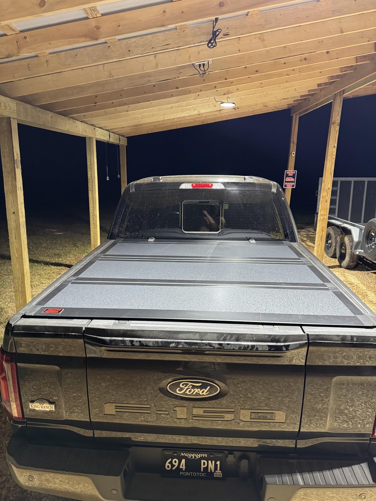 Rough Country Hard Tri-Fold Truck Bed Tonneau Cover for Ford F-150 (2021-26), Lightning (2022-26) customer photo 2