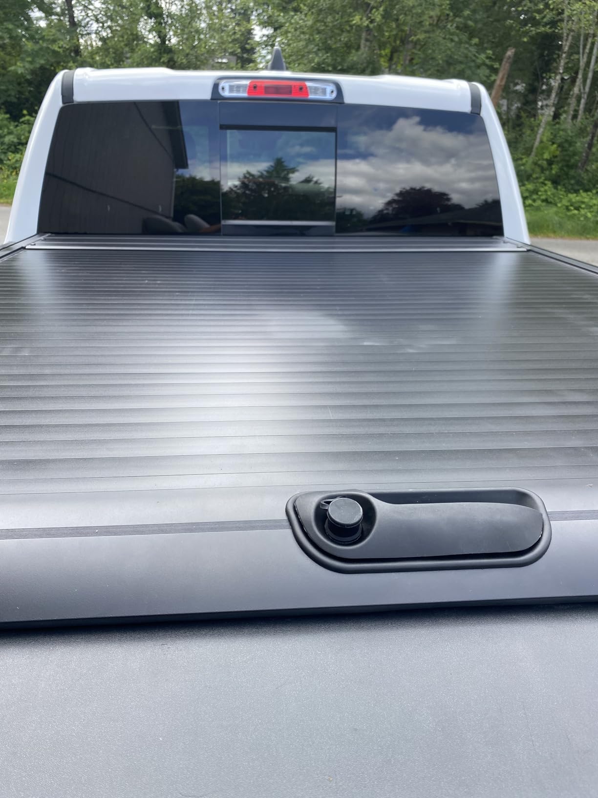 Flowkottu Retractable Hard Tonneau Cover Fits 2009-2026 Dodge Ram 1500 5'7'' Truck Bed (Classic & New Body)| No Fit W/RamBox or Stepside Model/Multi-Function (Split) Tailgate customer photo 1