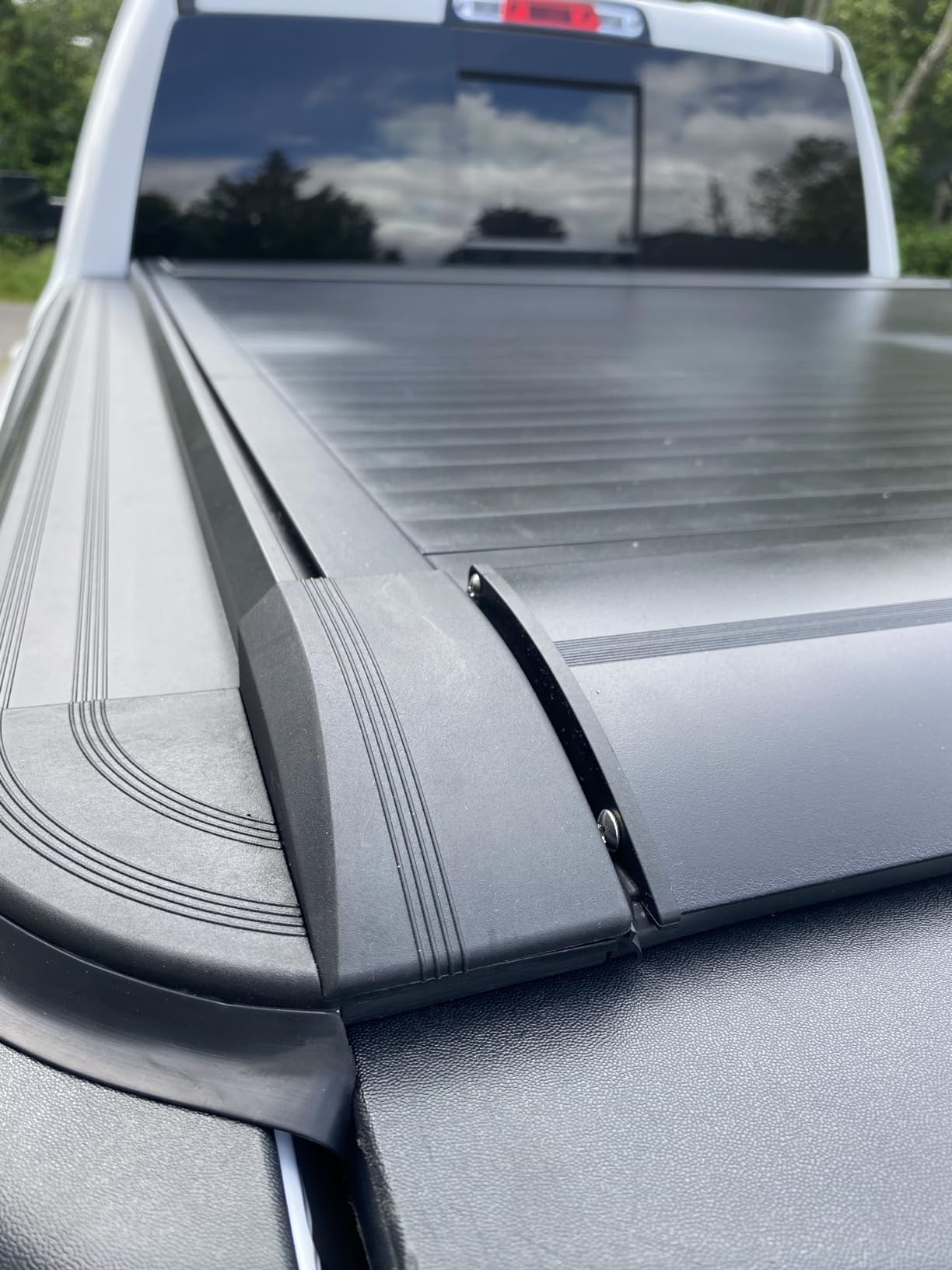 Flowkottu Retractable Hard Tonneau Cover Fits 2009-2026 Dodge Ram 1500 5'7'' Truck Bed (Classic & New Body)| No Fit W/RamBox or Stepside Model/Multi-Function (Split) Tailgate customer photo 2