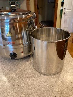 Valgus Commercial Grade 10.5QT Soup Kettle Warmer with Stainless Steel Hinged Lid, Detachable Pot, Temperature Control Knob for Big Family Gathering and Restaurant customer photo 1