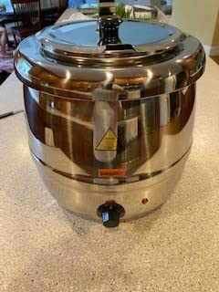 Valgus Commercial Grade 10.5QT Soup Kettle Warmer with Stainless Steel Hinged Lid, Detachable Pot, Temperature Control Knob for Big Family Gathering and Restaurant customer photo 2