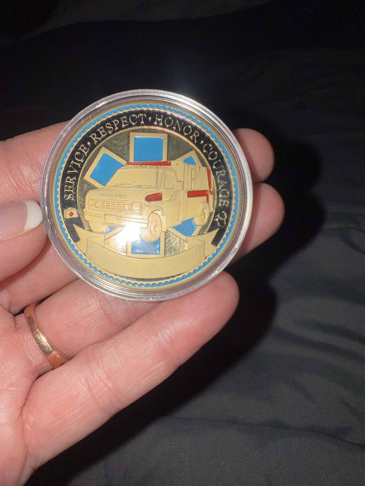 Paramedic's Prayer Coin EMT Challenge Coin customer photo 1