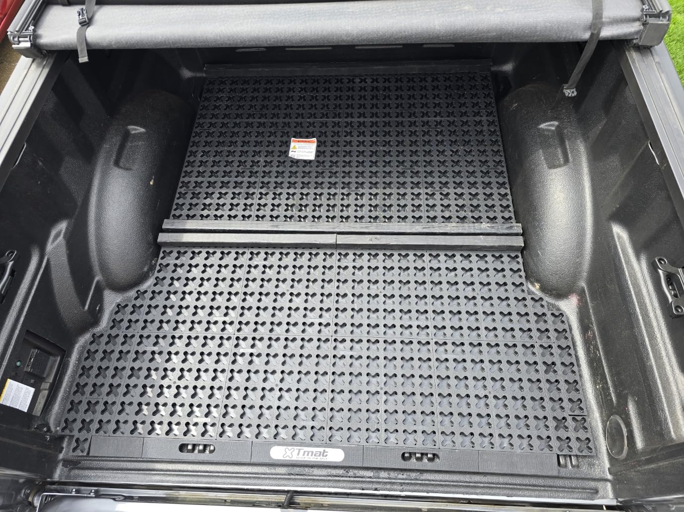 Tmat Truck Bed Organizer Storage System Slide Out Mat (Black, 6' to 6'5