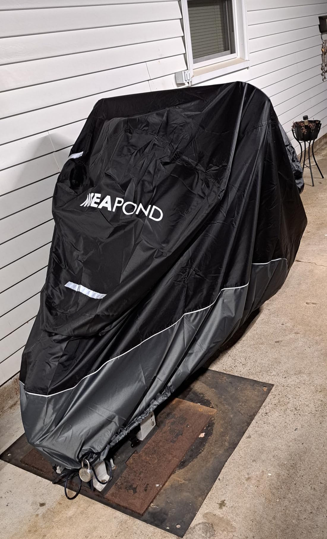 Motorcycle Cover for Harley Davidson Touring Models Road King, Road Glide, Street Glide, Electra Glide, Heritage Classic, Low Rider and More - Waterproof Motorcycle Cover Outdoor Storage customer photo 2