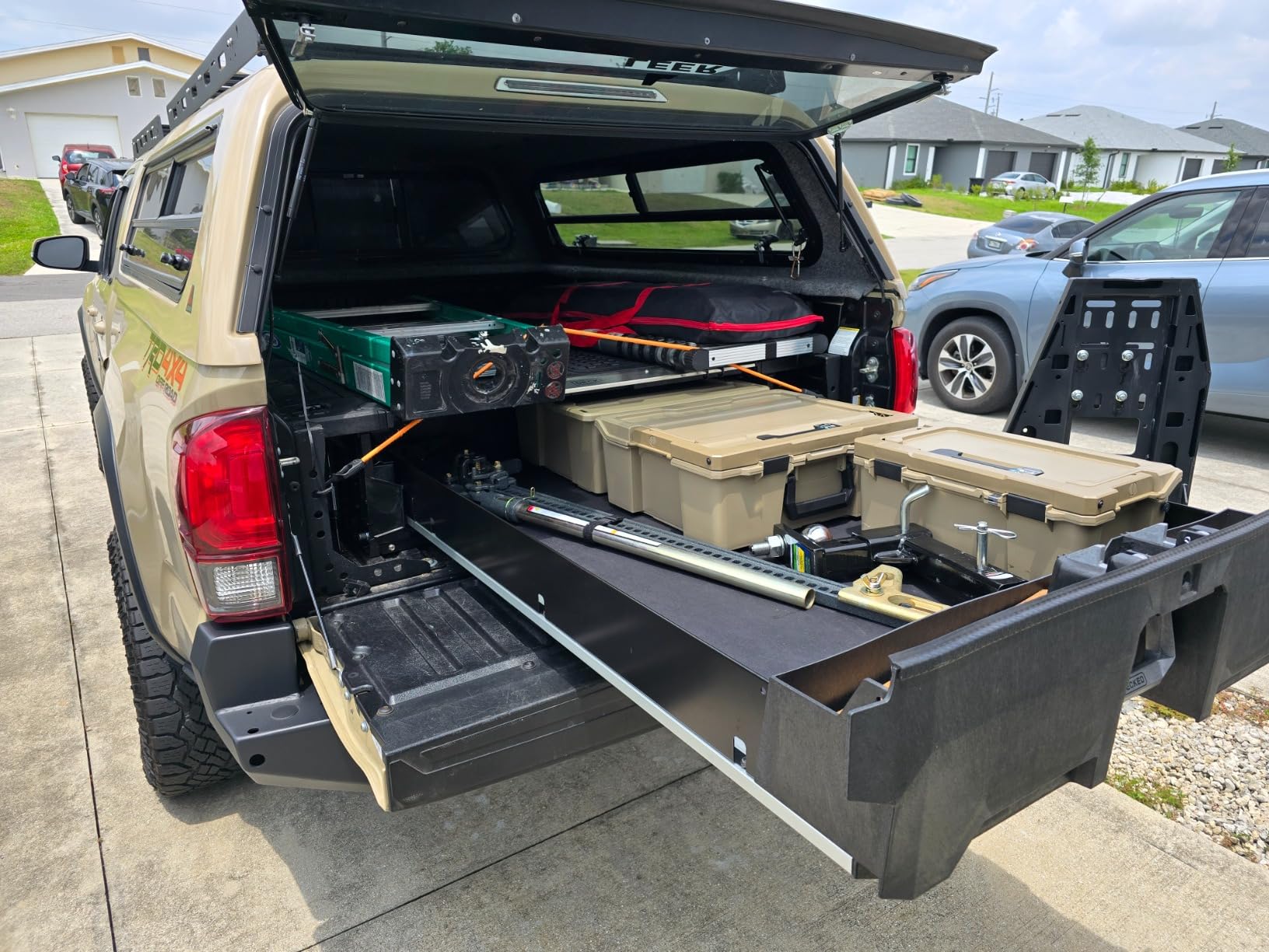 DECKED Truck Bed Storage System with System Accessories | Compatible with Toyota Tacoma (2005-2023) 5'1