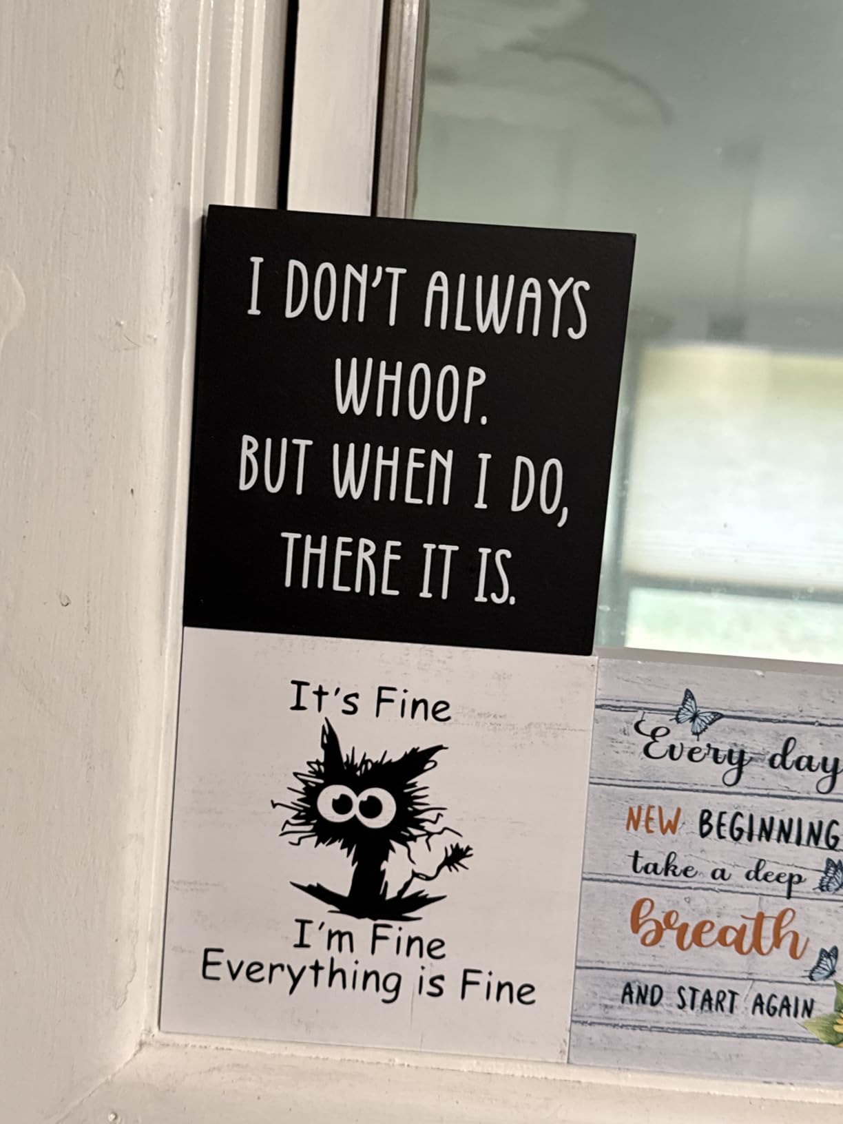 Sunshine Gifts Inspirational Office Supplies Human Sunshine Gift Decor White Wooden Box Sign Motivational Appreciation Gifts for Teacher Coworker Doctor Cubicle Accessories Home Table Decorations customer photo 1